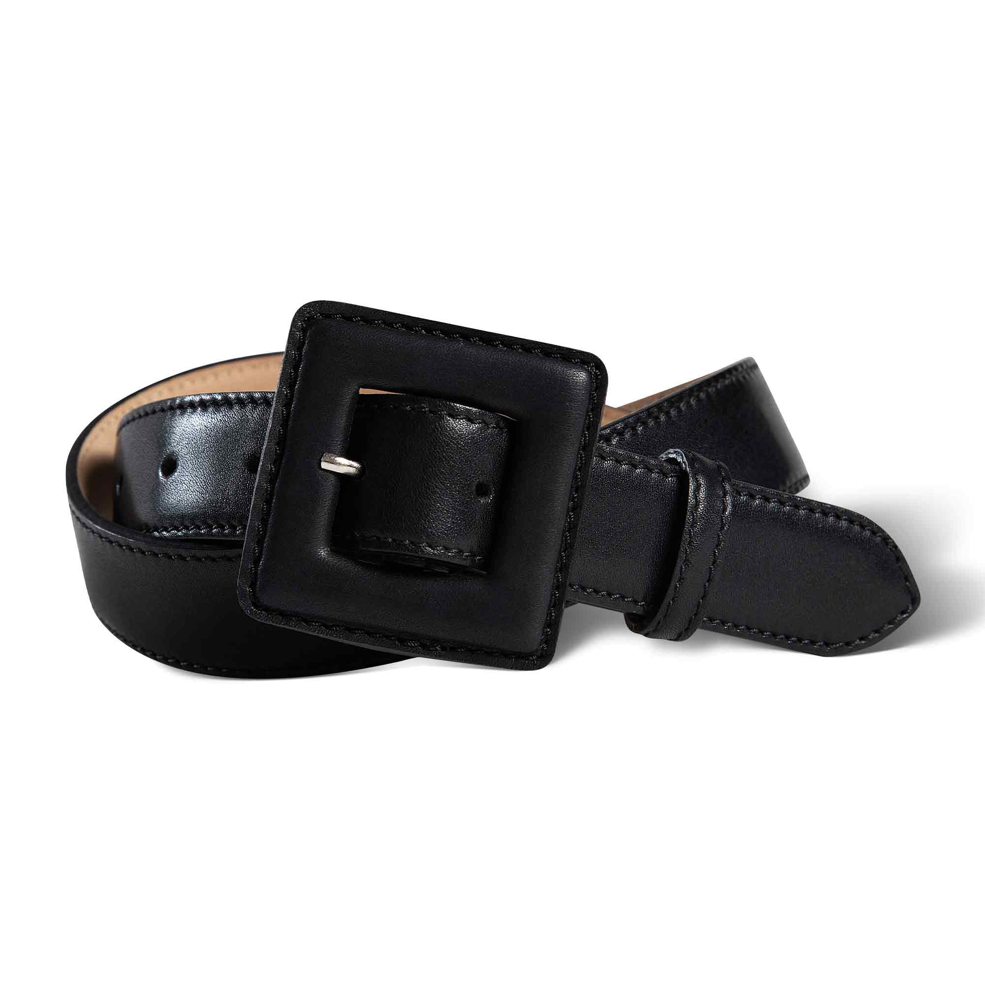 Women's Leather Belt | Beverly | Black - Image 3