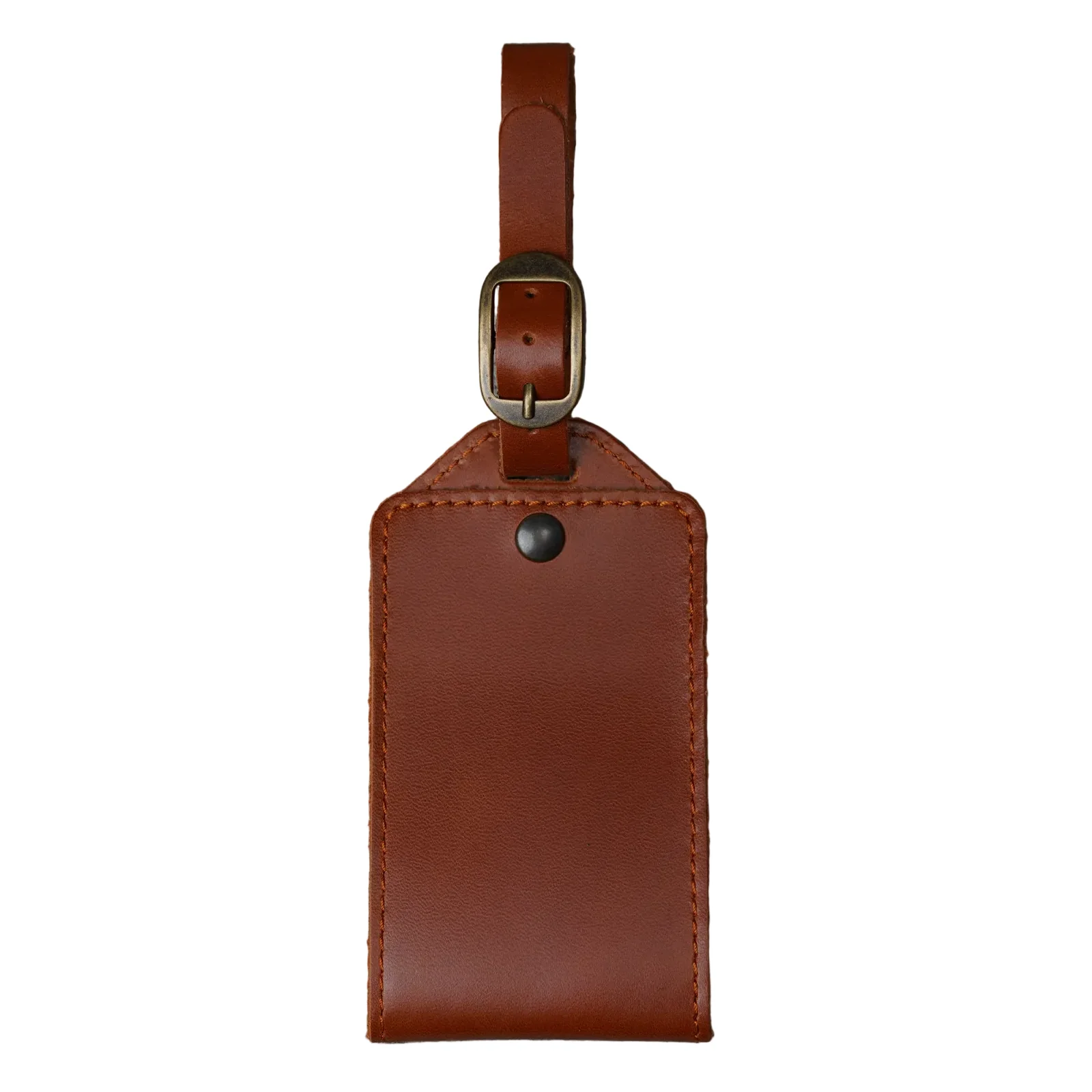 Bond Leather Luggage Tag | Dual Tone Whiskey