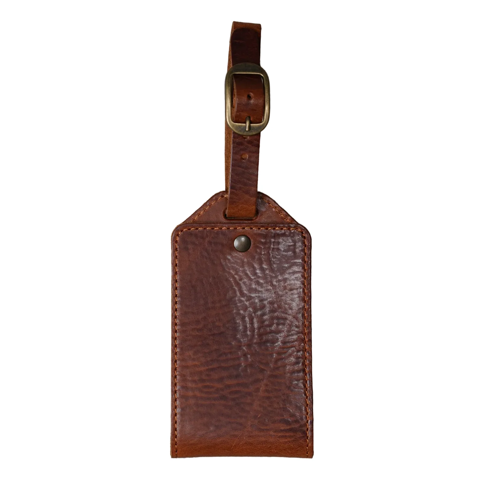 Bond Leather Luggage Tag | Missouri Dark Brown