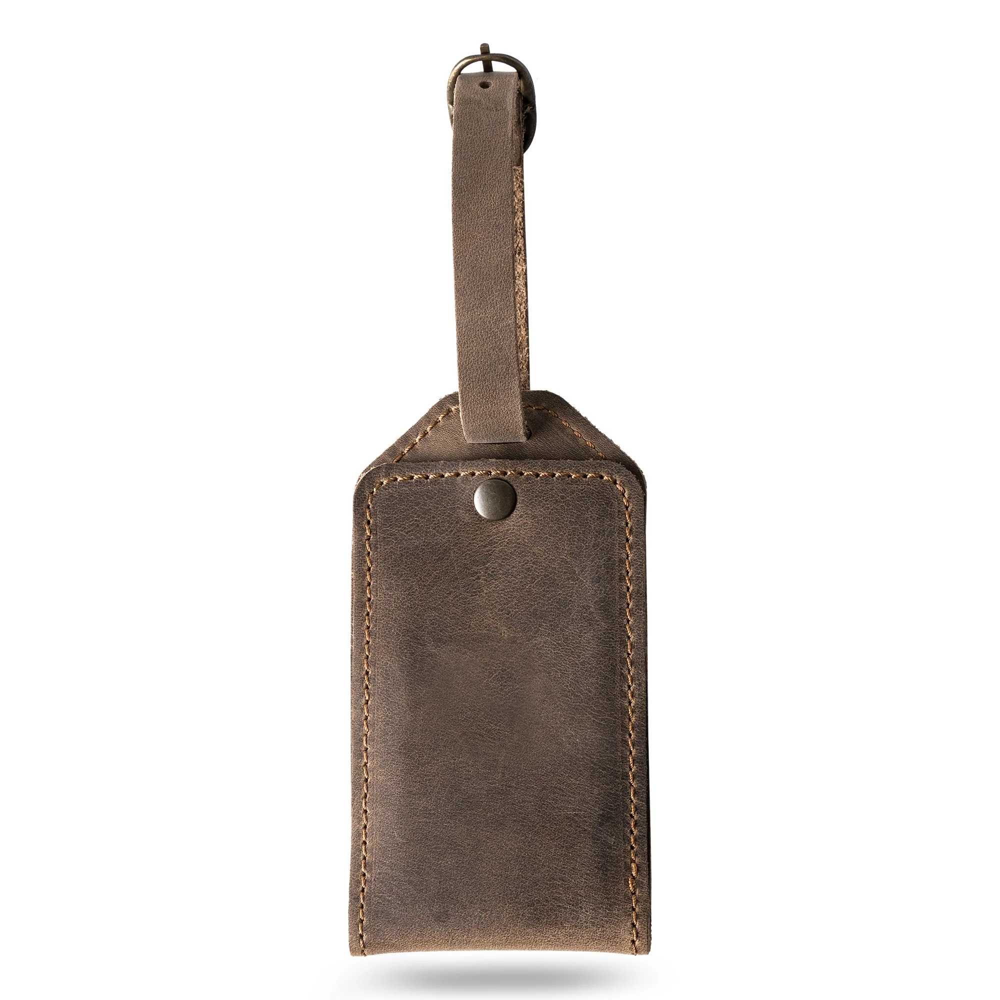 Bond Leather Luggage Tag | Sand Brown