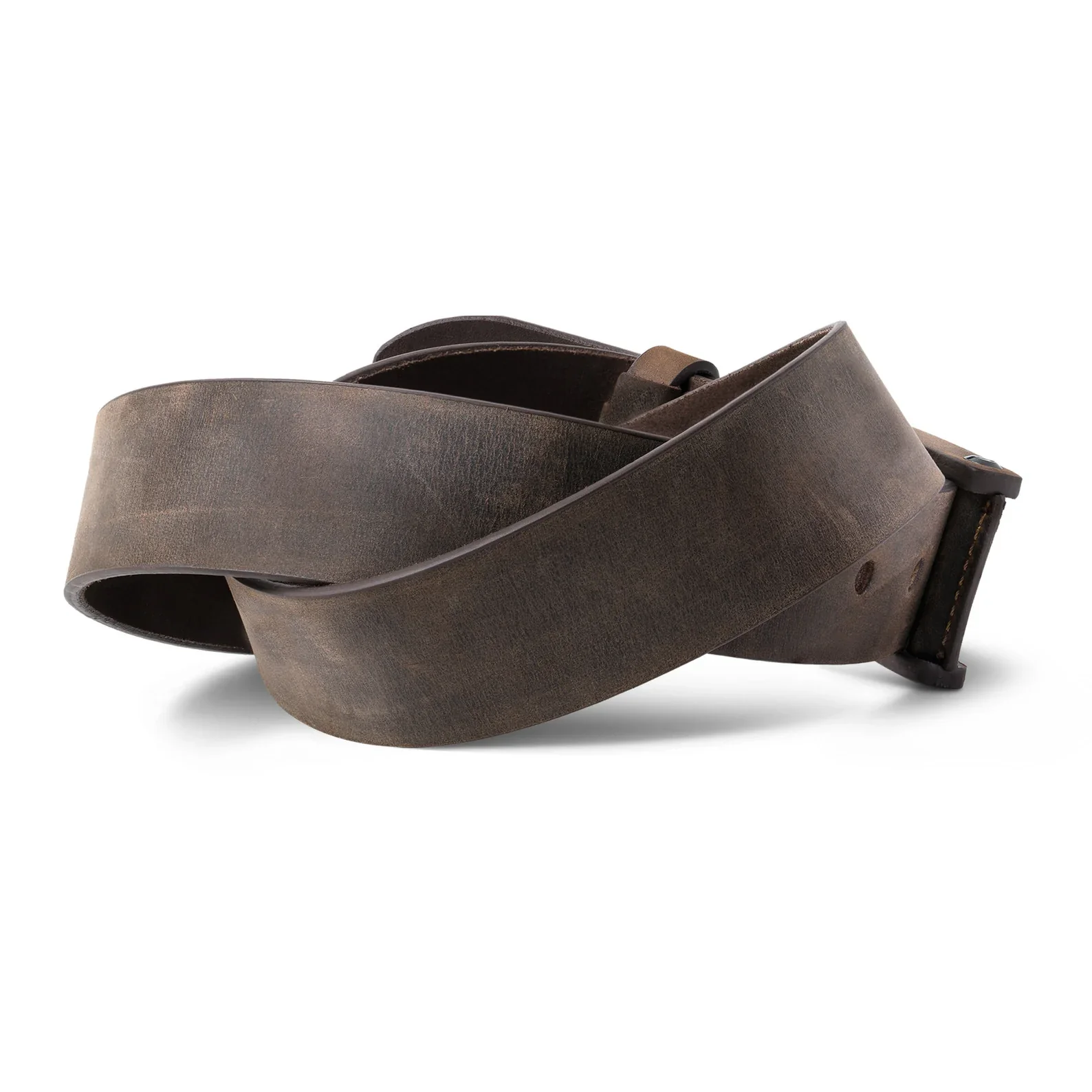 Boone Men's Leather Belt | Chestnut Brown - Image 4