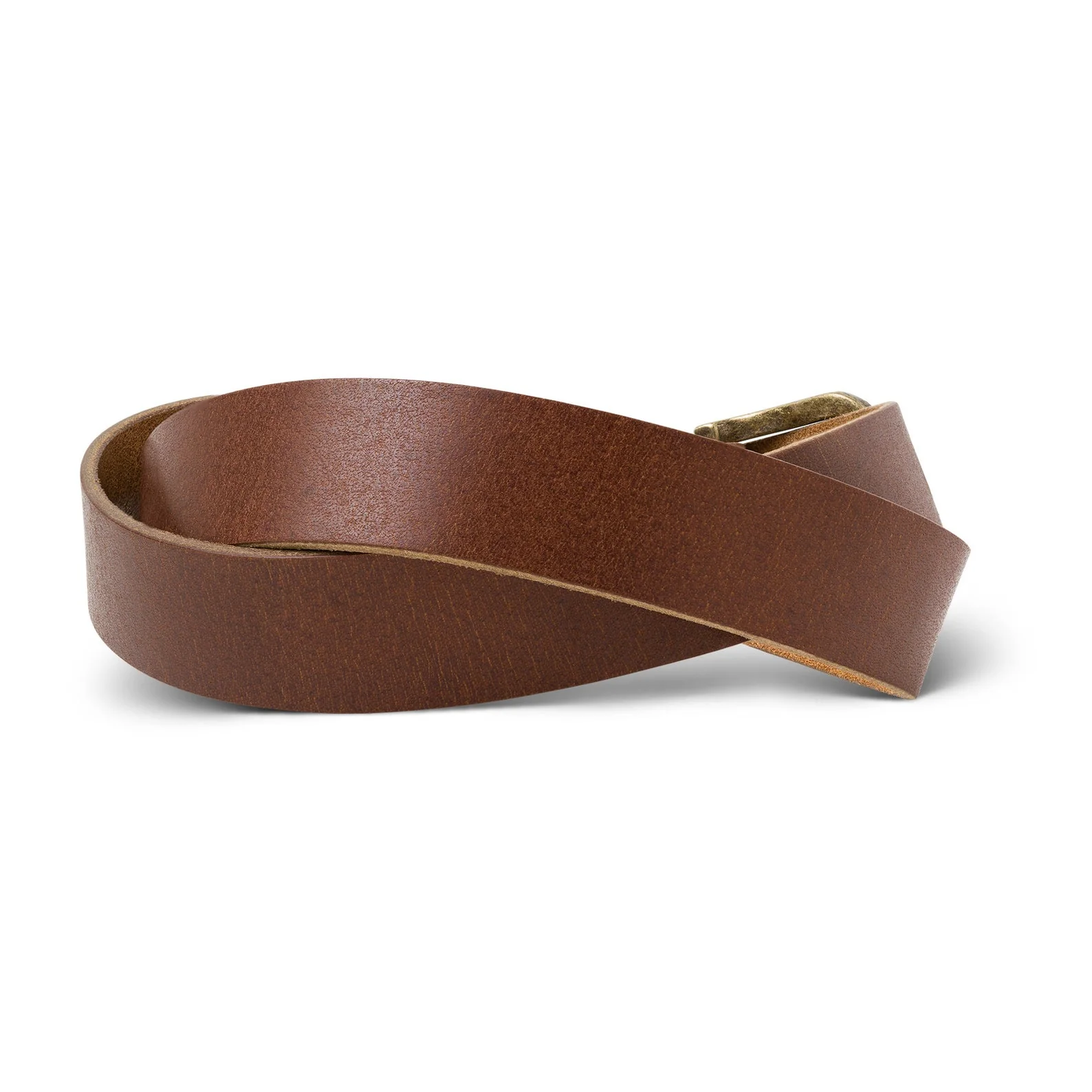 Buffalo Men's Leather Belt | Saddle Brown - Image 4