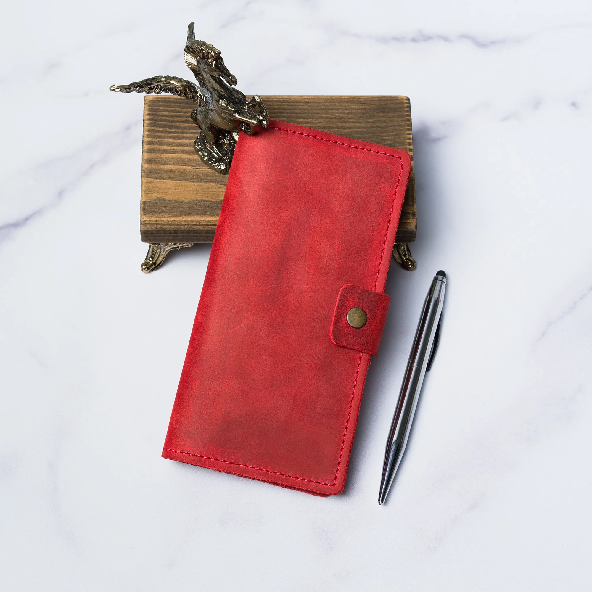Clark | Checkbook Cover | Rose - Image 6