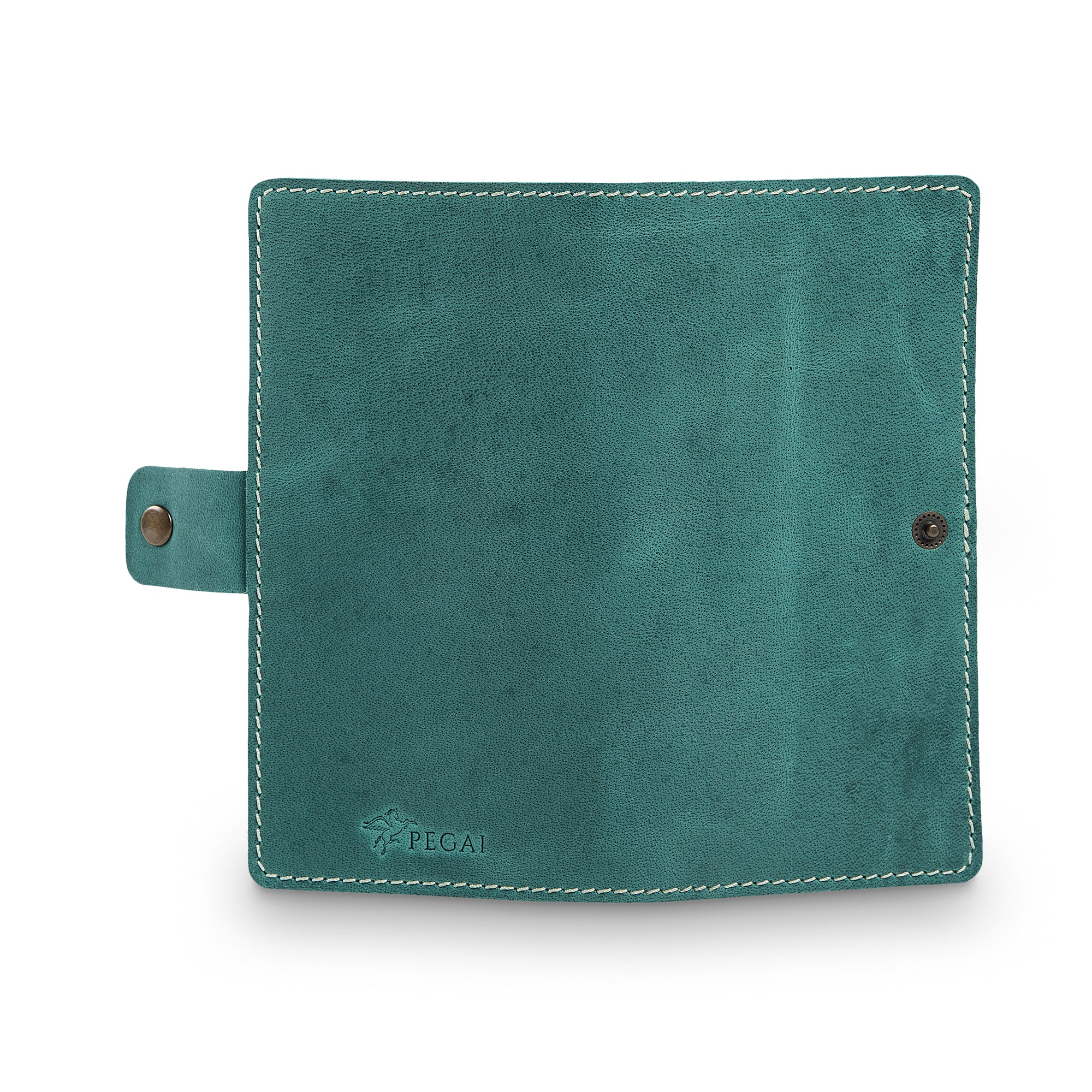 Clark | Checkbook Cover | Turquoise - Image 4