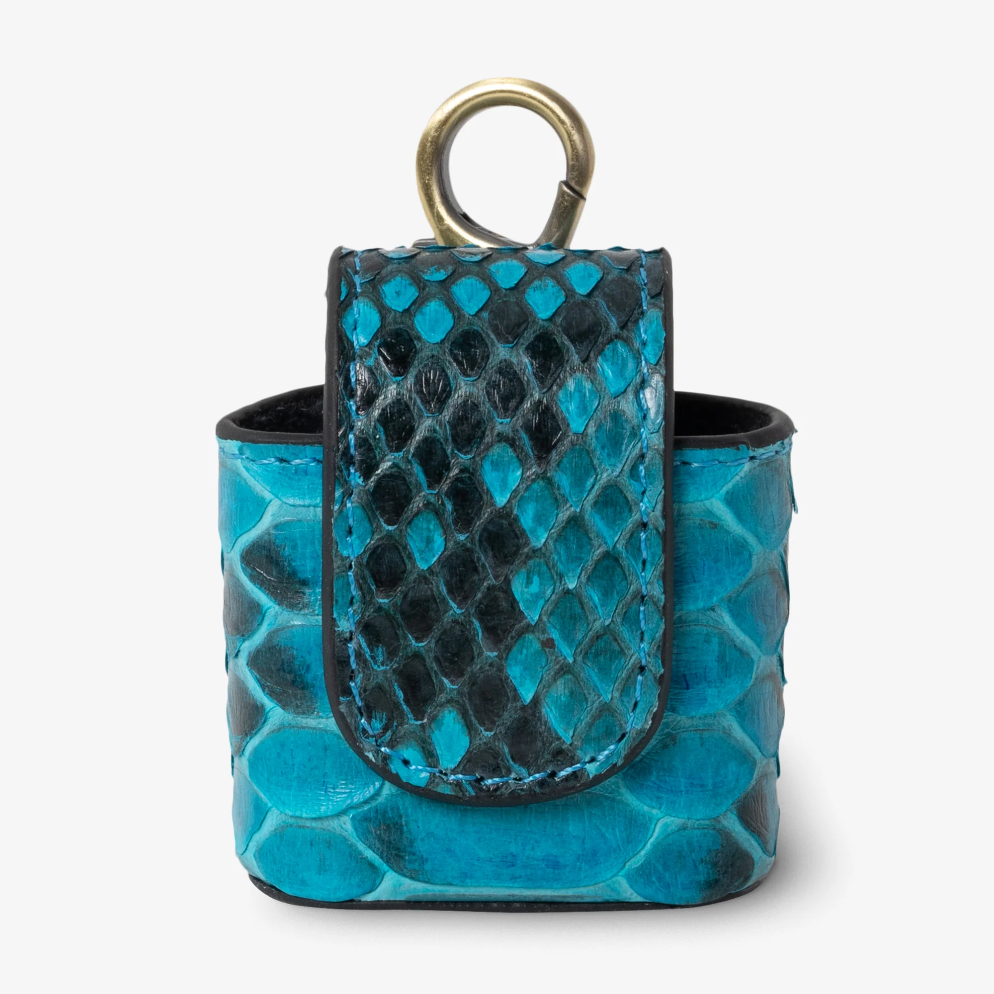 Coil | Python Leather Airpods Case | Sky - Image 2