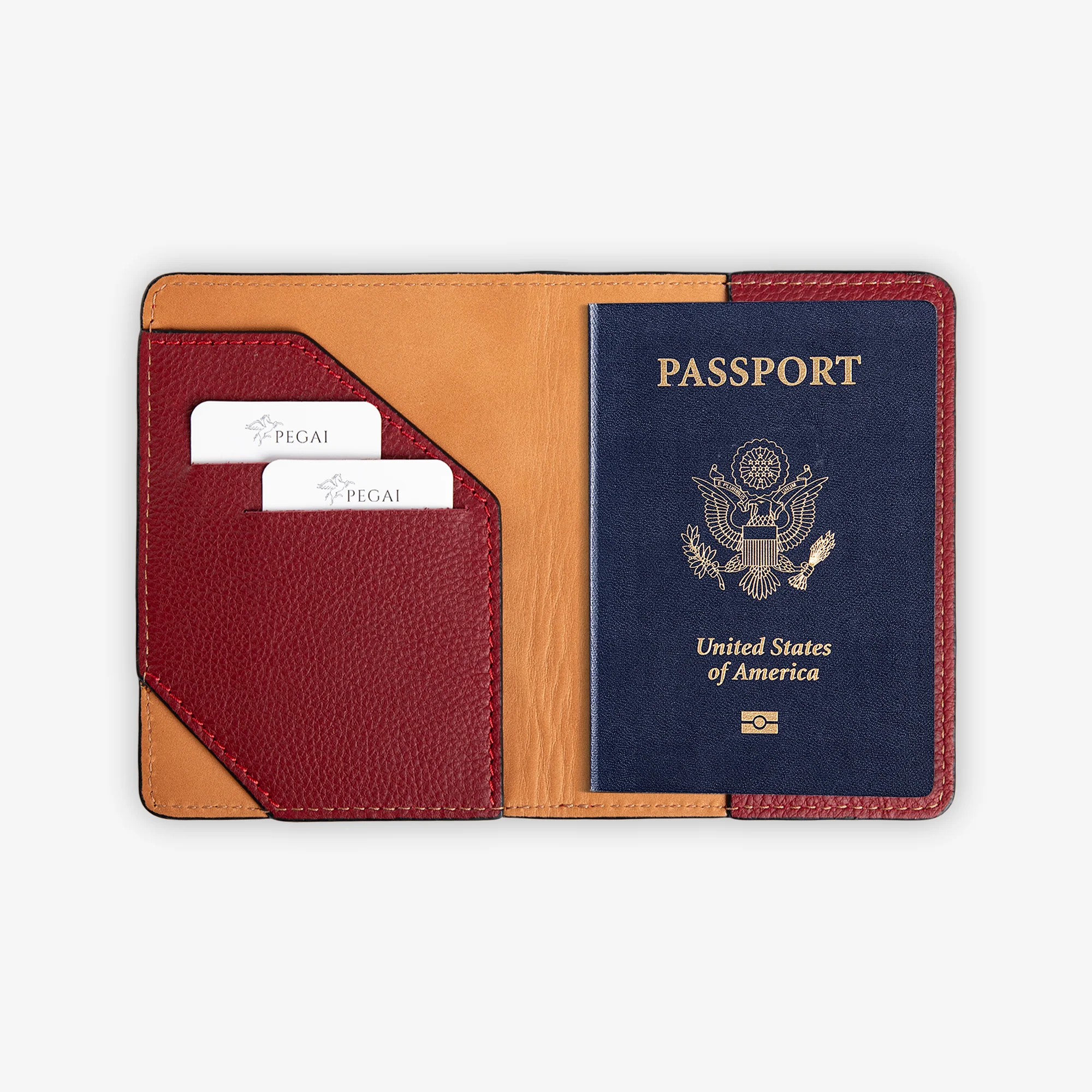 Diplomat | Passport Wallet | Burgundy - Image 3
