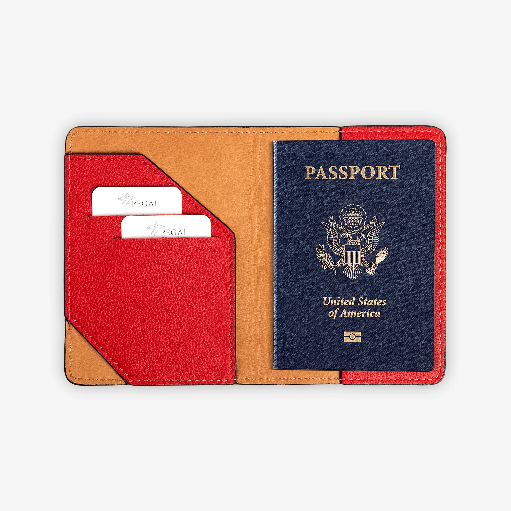 Diplomat | Passport Wallet | Red - Image 3