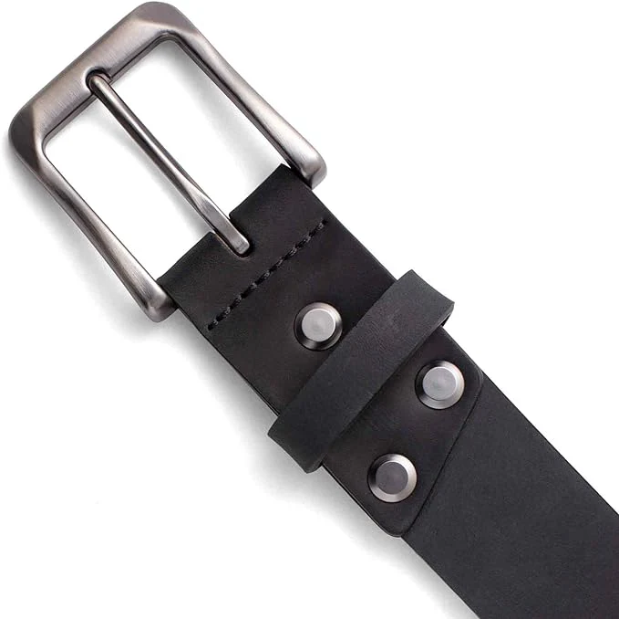Dolton | Leather Belt | Charcoal - Image 4