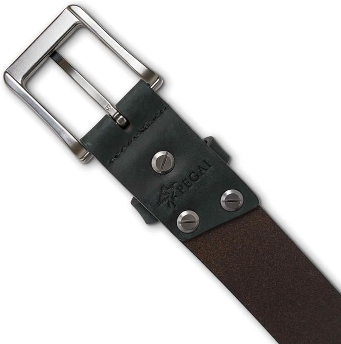 Dolton | Leather Belt | Charcoal - Image 5
