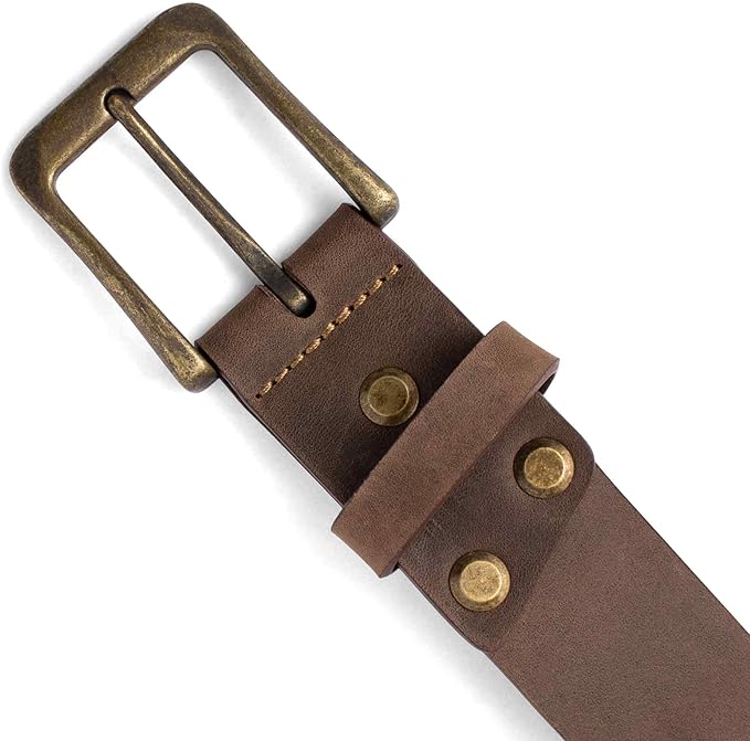 Dolton | Leather Belt | Chestnut - Image 4