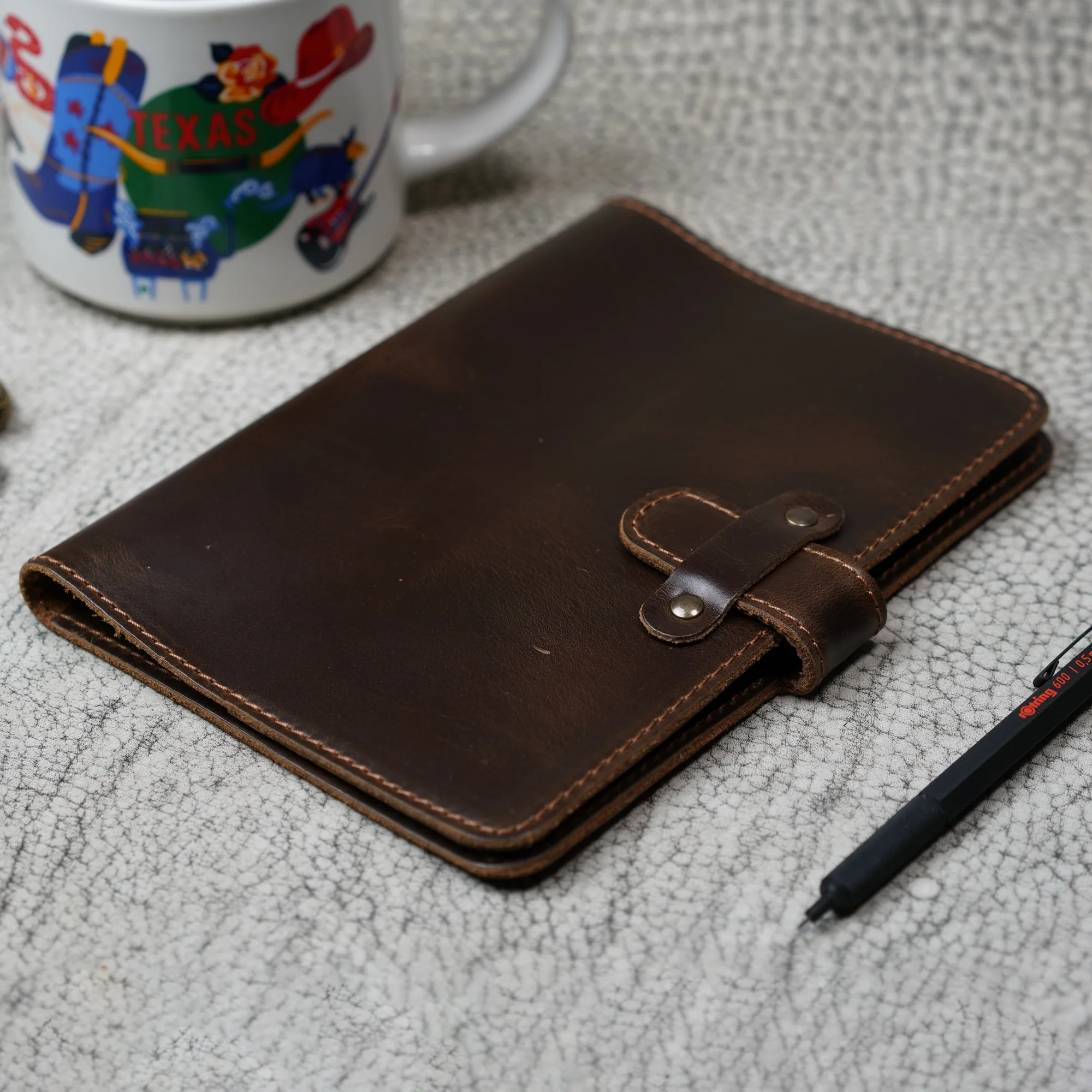 DuPage Leather Journal | Dual Tone Coffee - Image 2