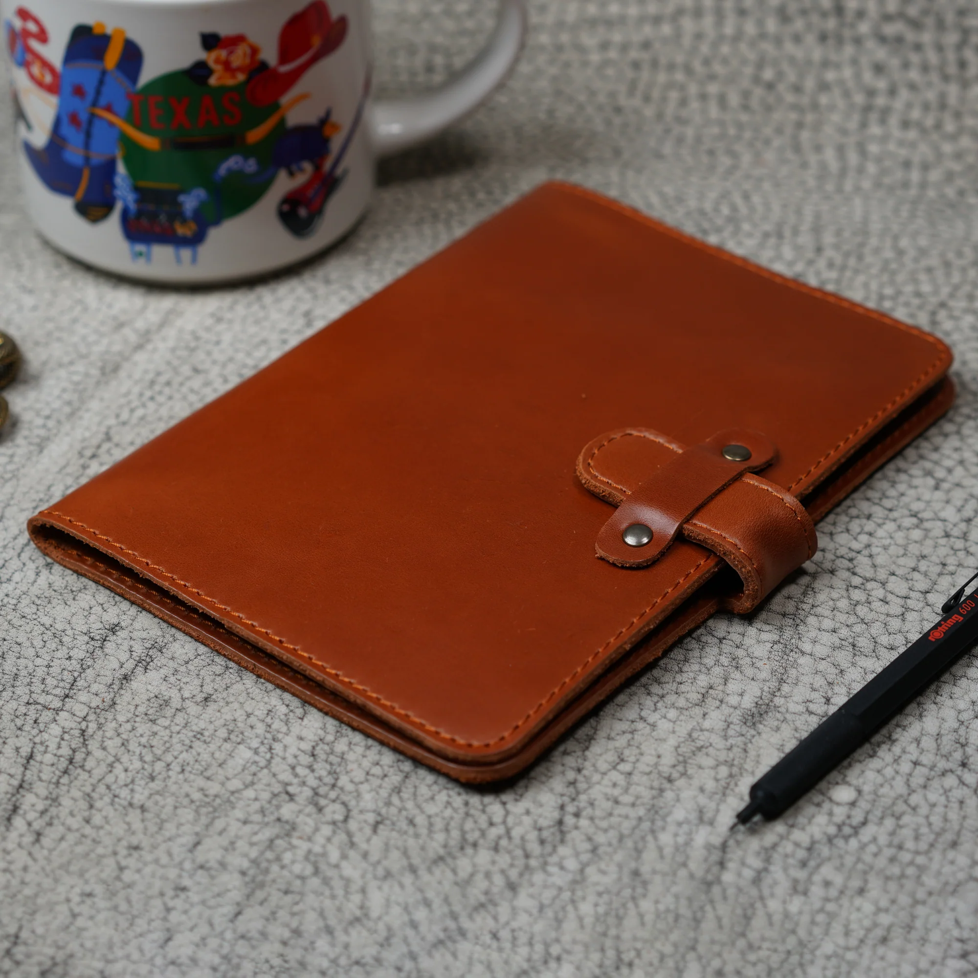 DuPage Leather Journal | Dual Tone Whiskey - Image 2