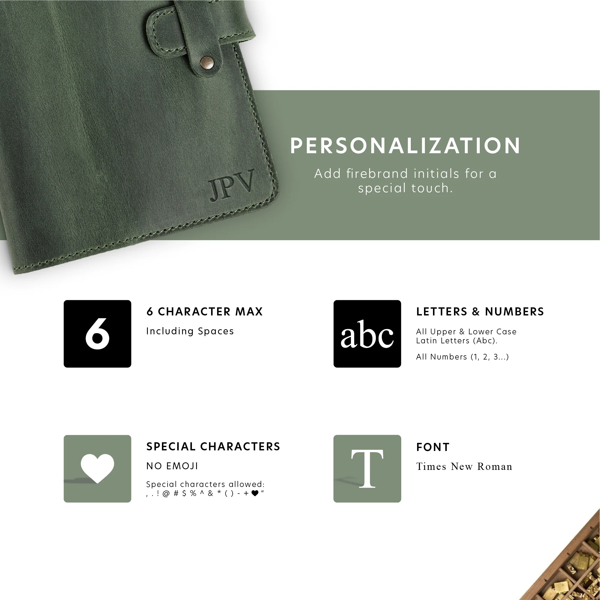 DuPage | Leather Journal | Green - Image 4