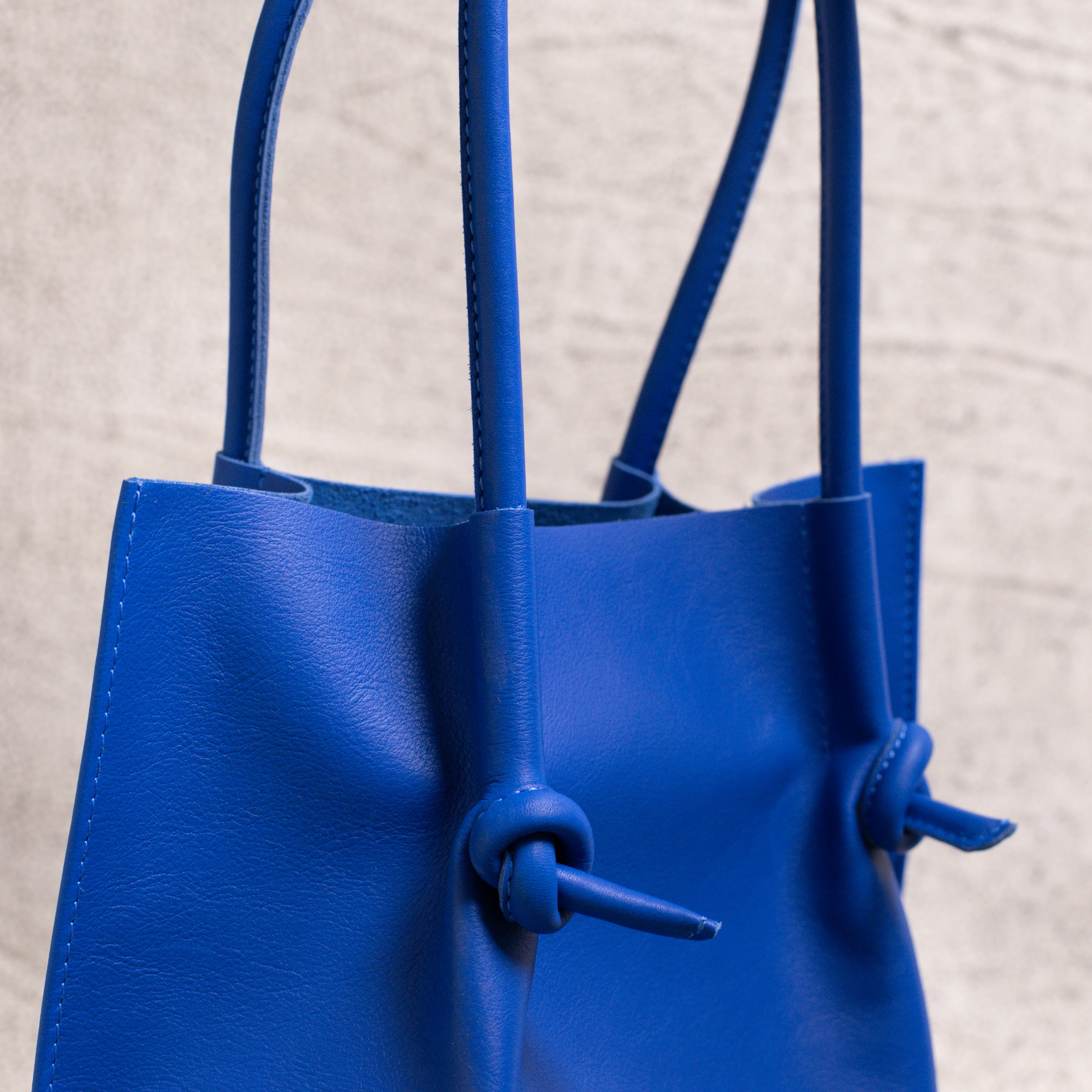 Flora Everyday Leather Tote | Smooth Calf Blue - Image 5