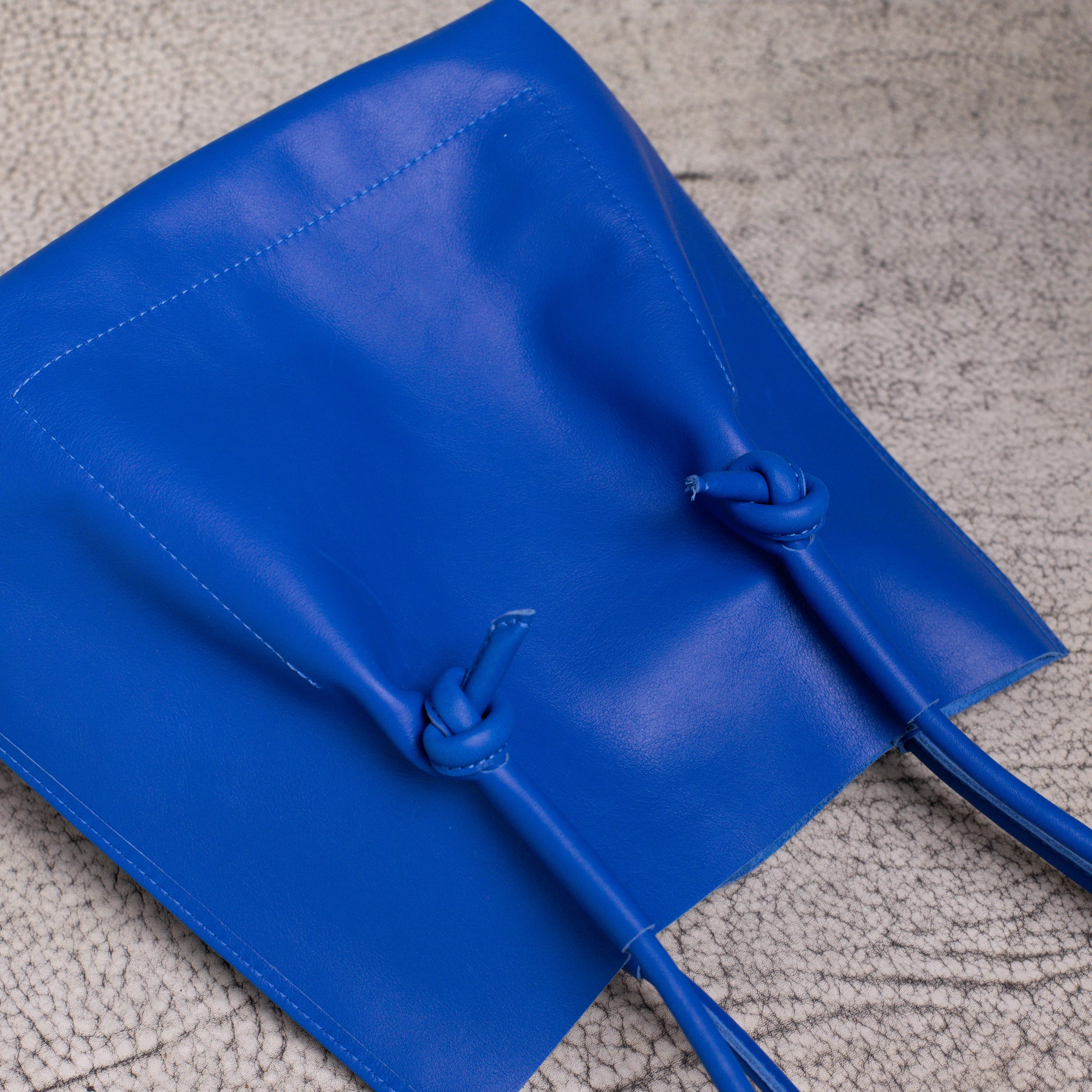 Flora Everyday Leather Tote | Smooth Calf Blue - Image 6