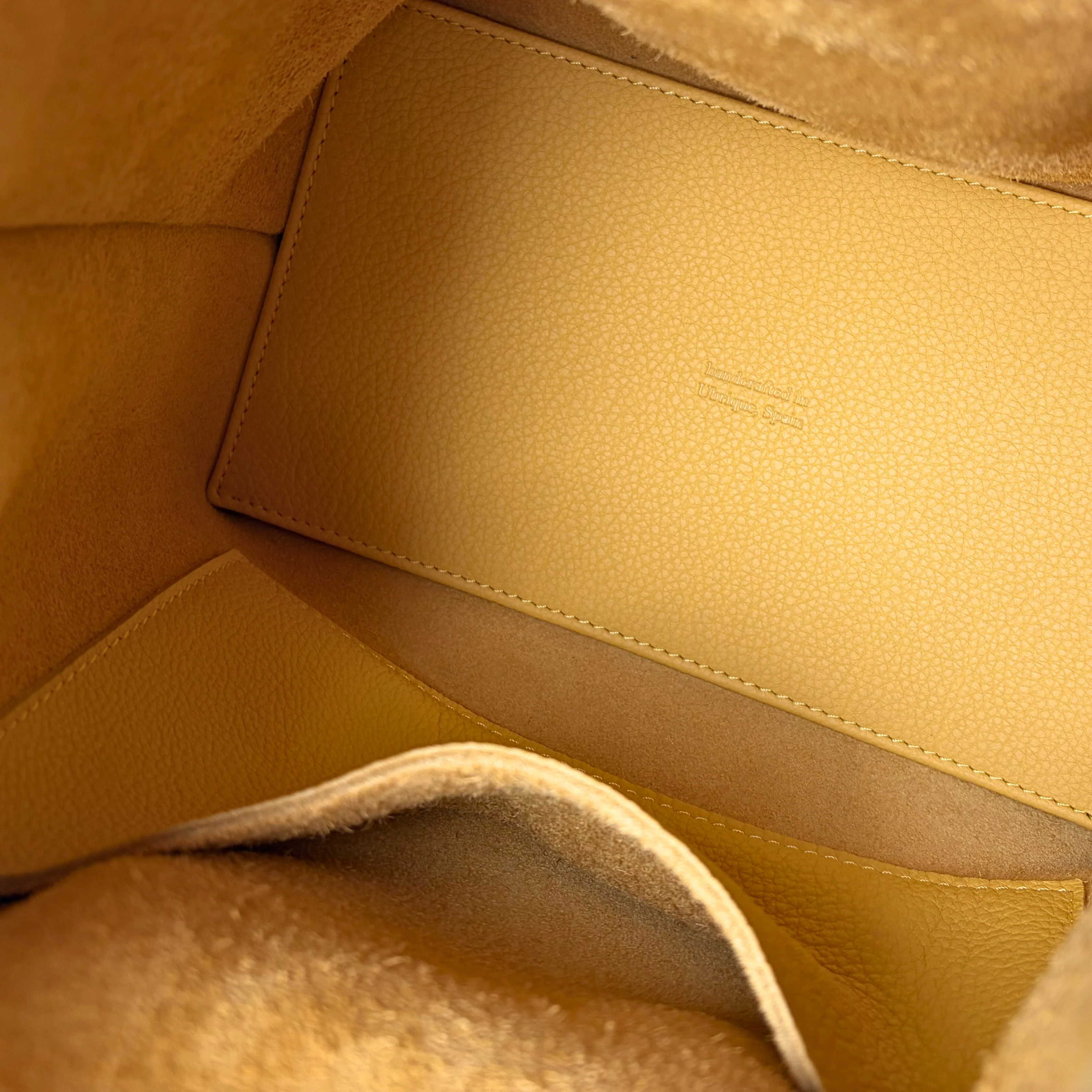Flora Everyday Leather Tote | Togo Calf Yellow - Image 6