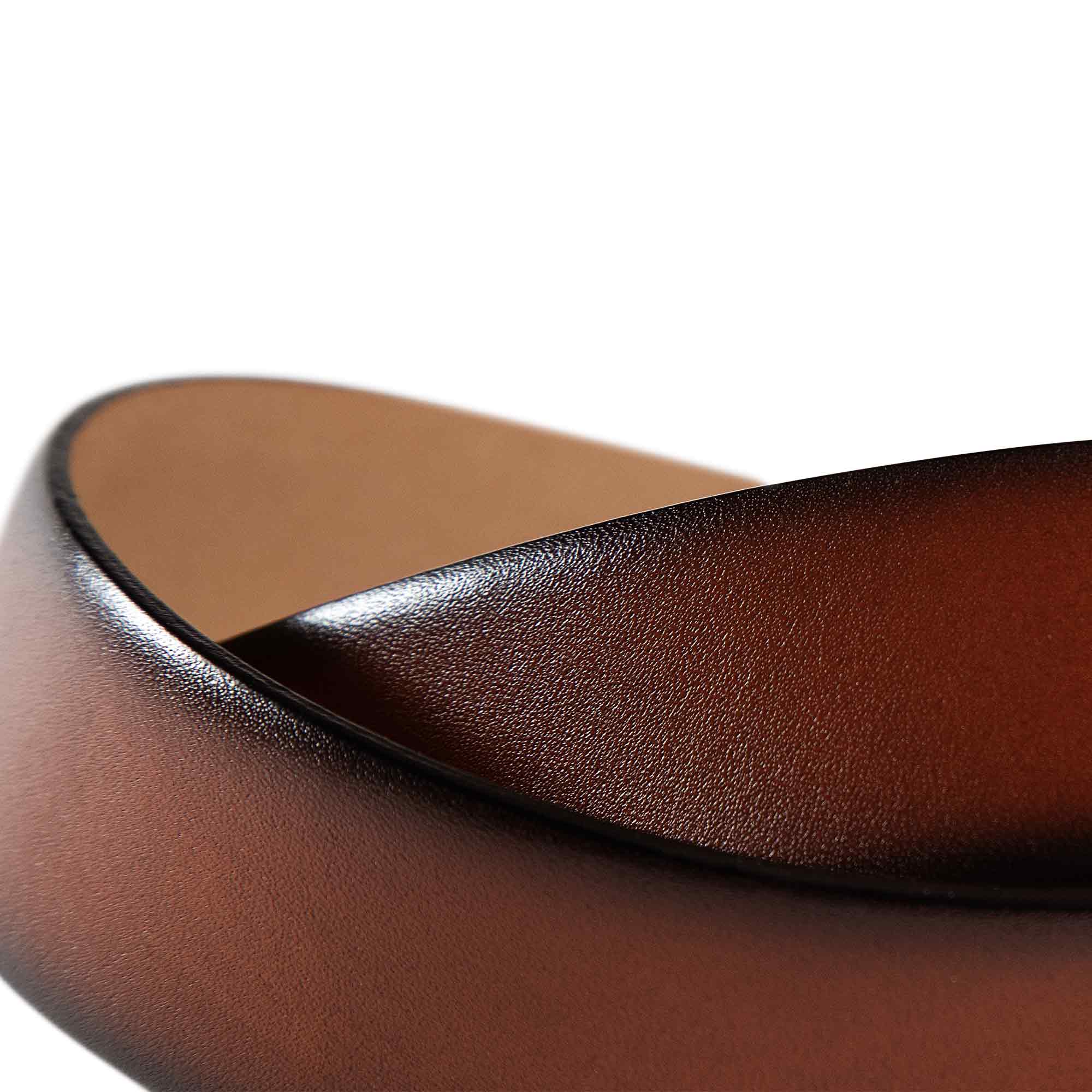 Mens Fashion Leather Belt | Griffin | Brown - Image 5