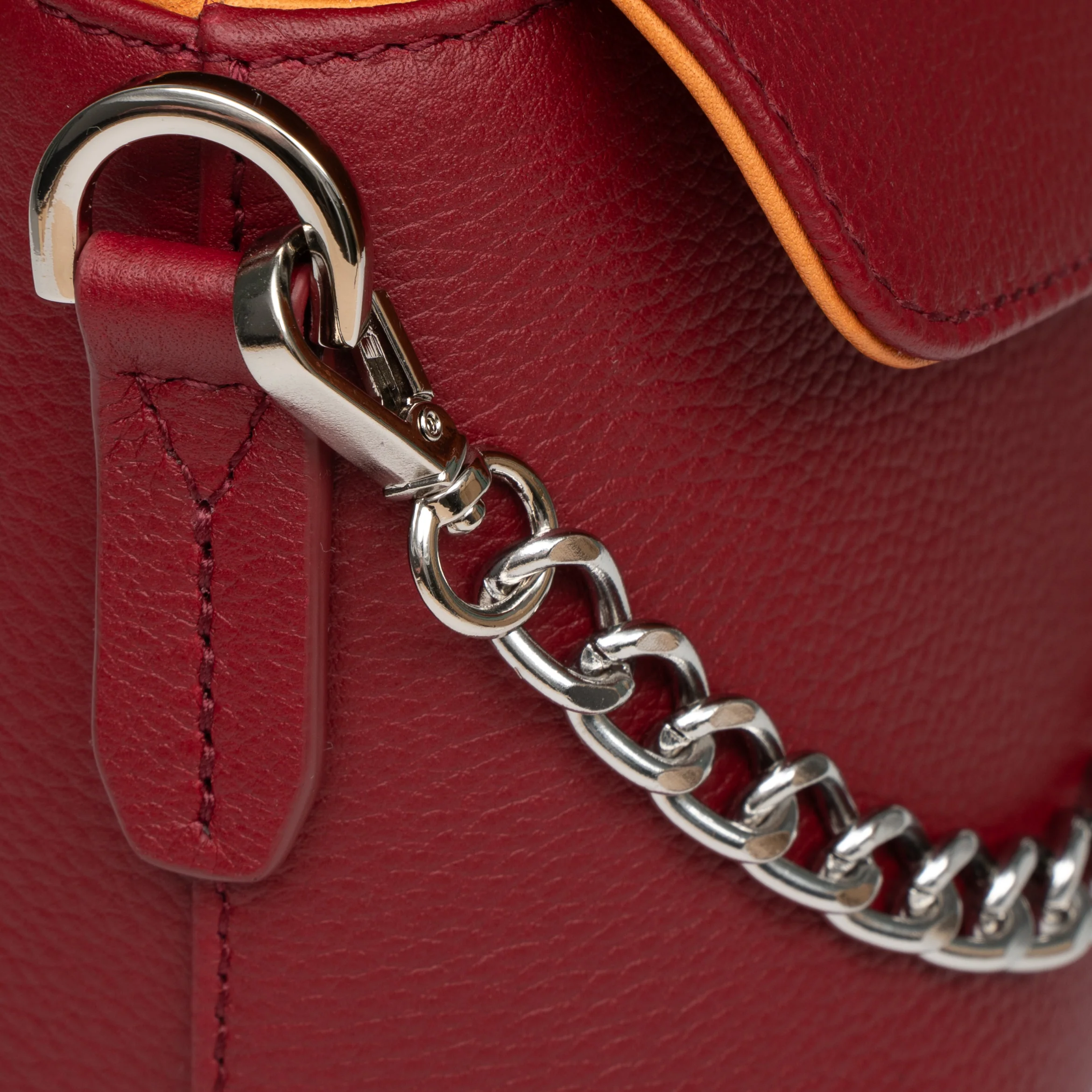 Helen | Pebbled Calf | Burgundy - Image 7