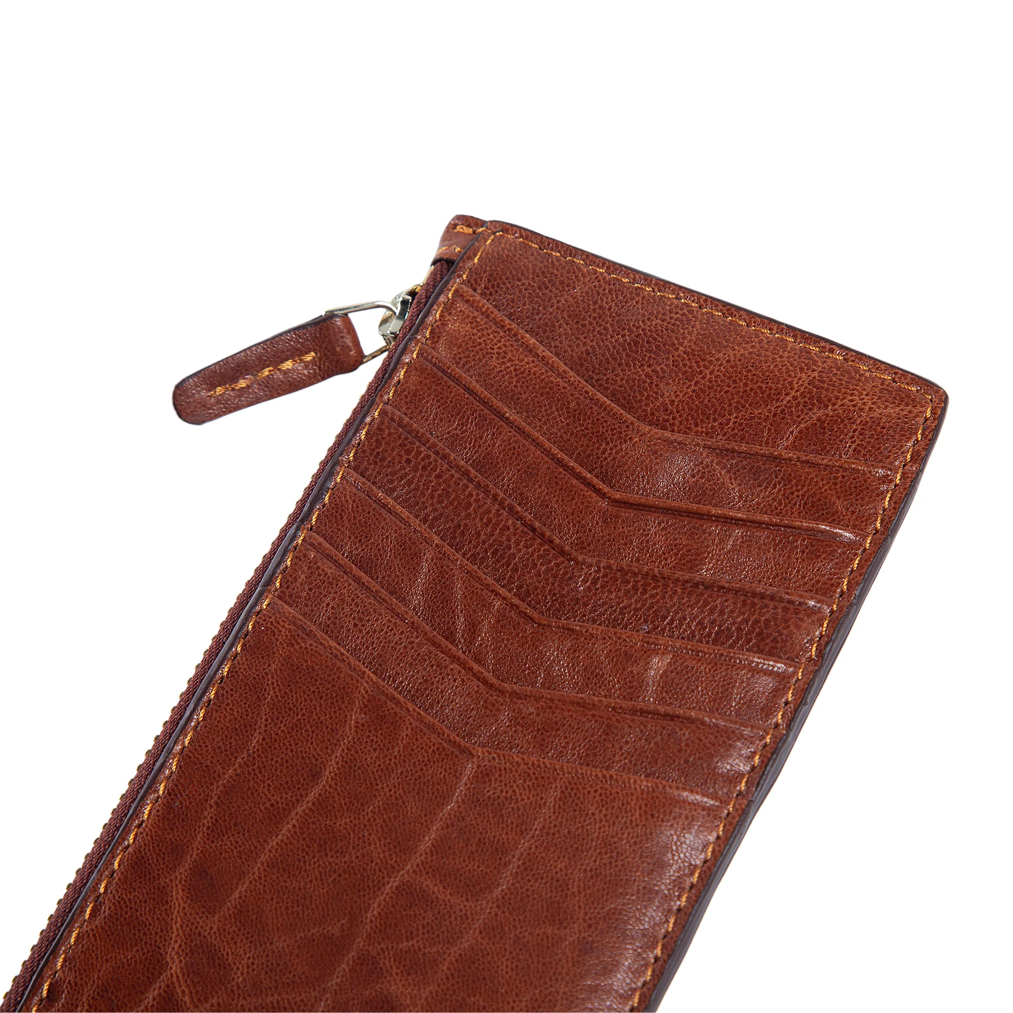 Isabel | Leather Card Case Wallet | Brown - Image 3
