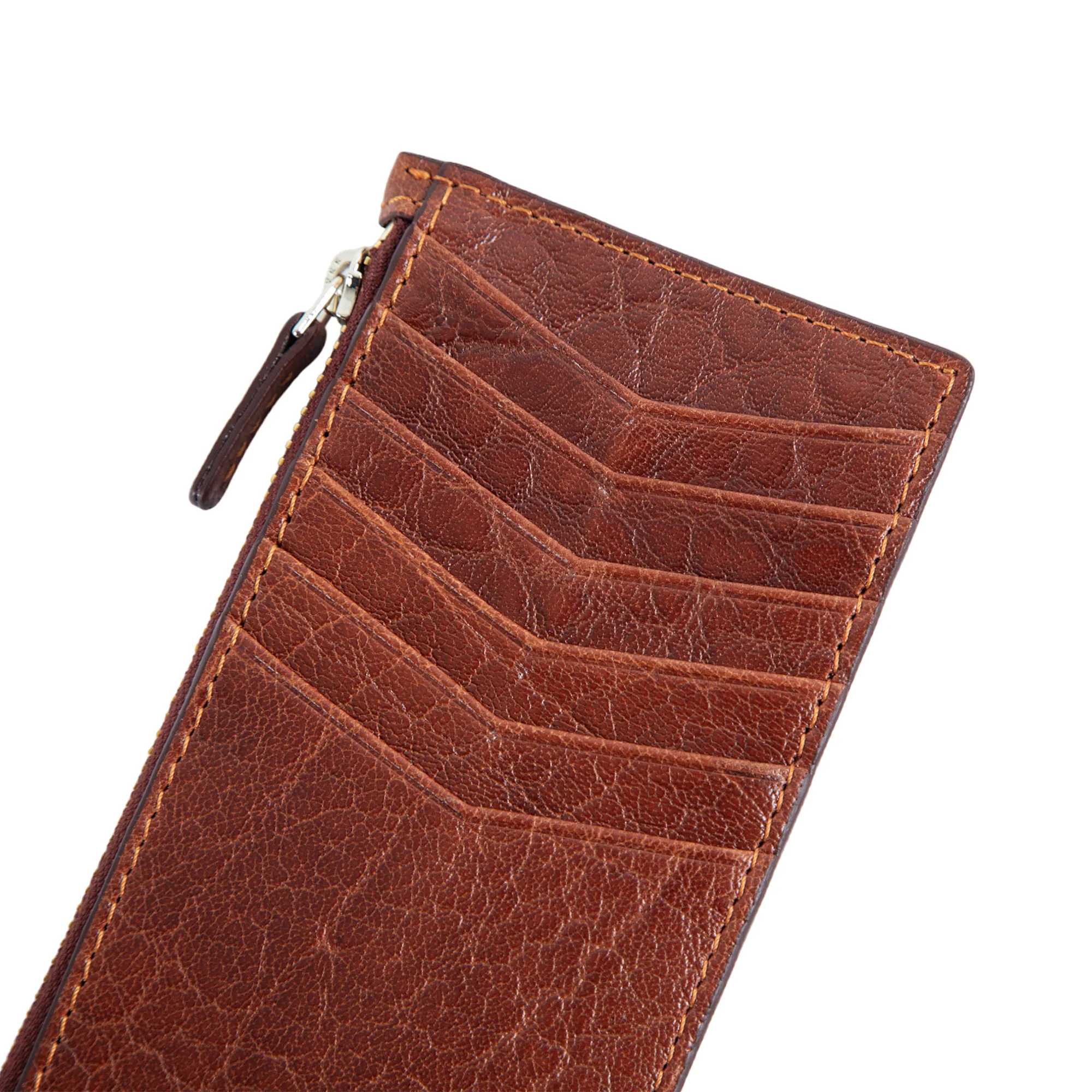 Isabel | Leather Card Case Wallet | Cognac - Image 3