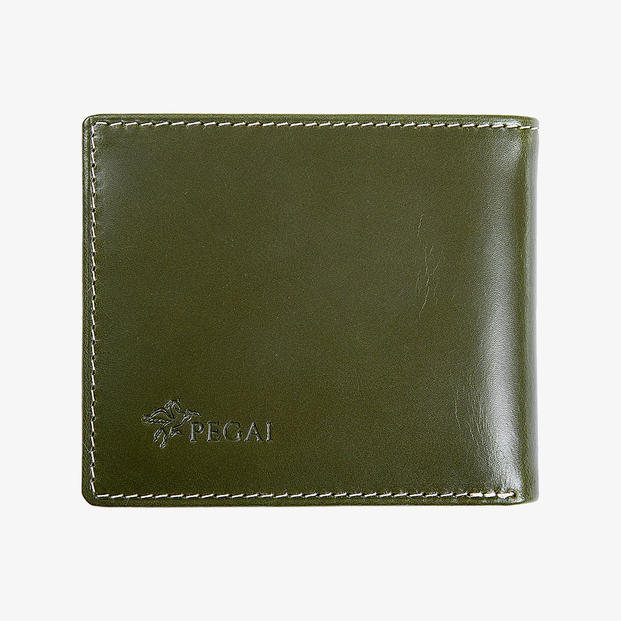 Edward | Italian Leather Wallet | Green & Brown - Image 3