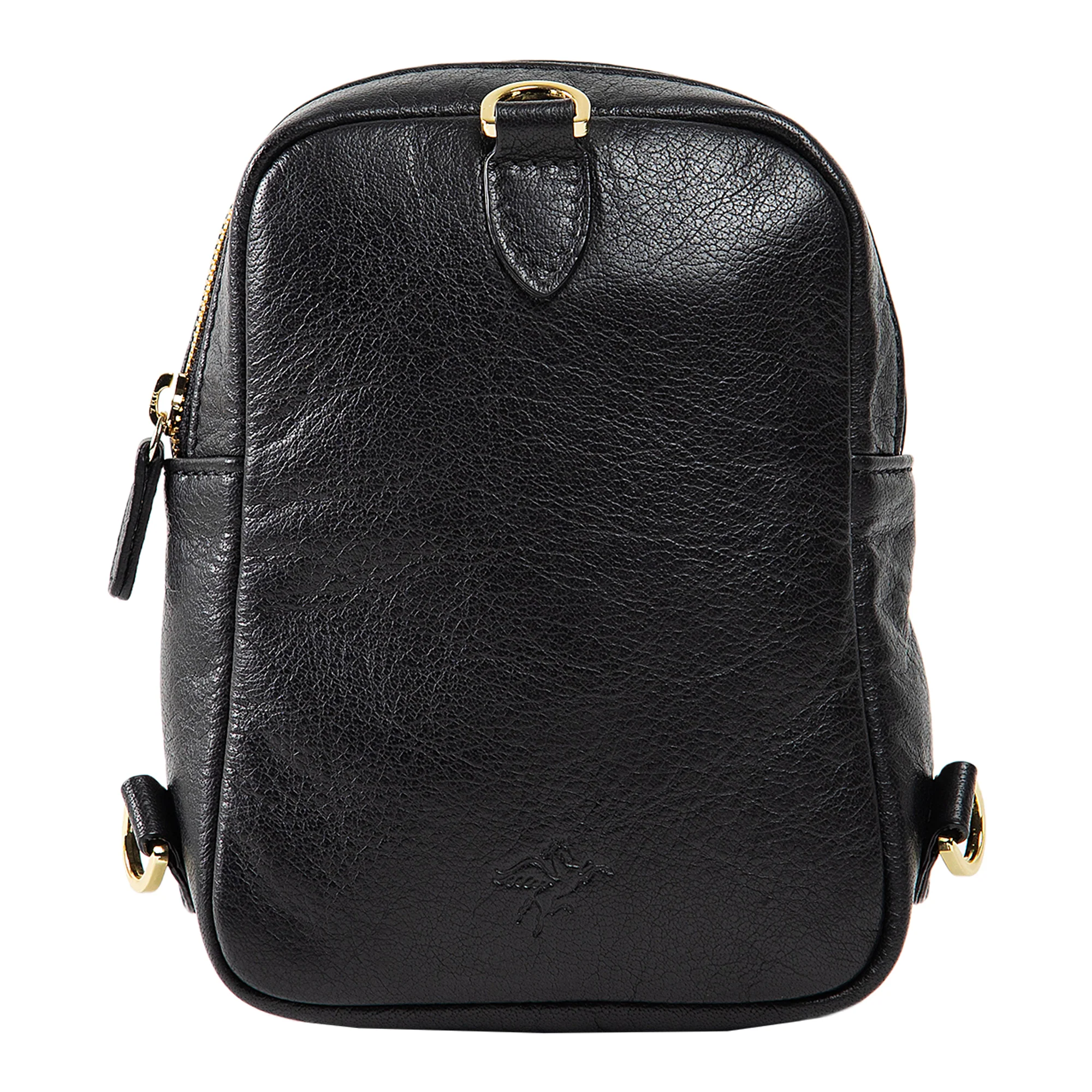 Kiara | Convertible Strap Mini Backpack & Crossbody Bag | Black - Image 5