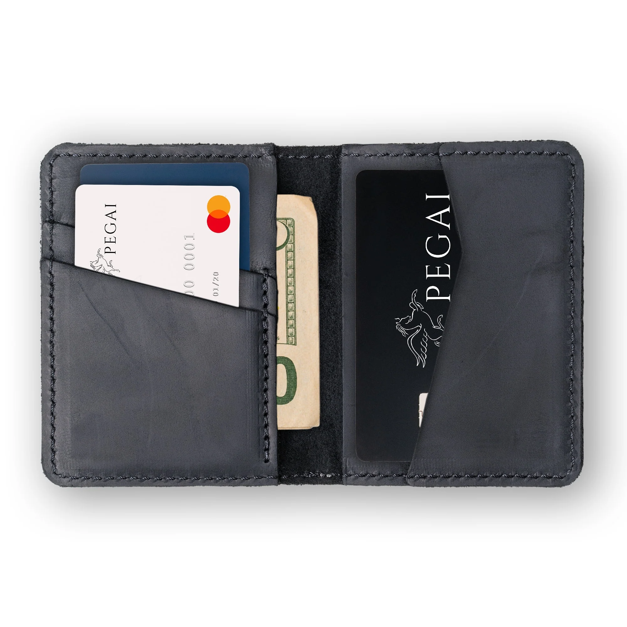 Knox | Slim Bifold Wallet | Charcoal - Image 2