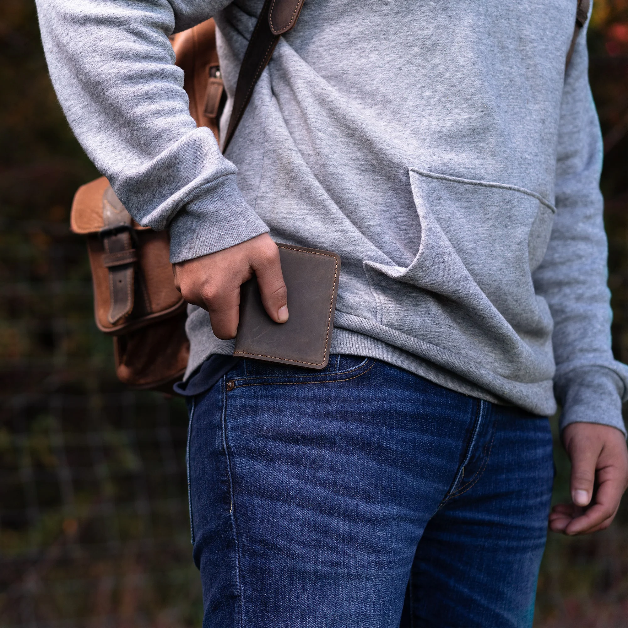 Knox | Slim Bifold Wallet | Chestnut - Image 5