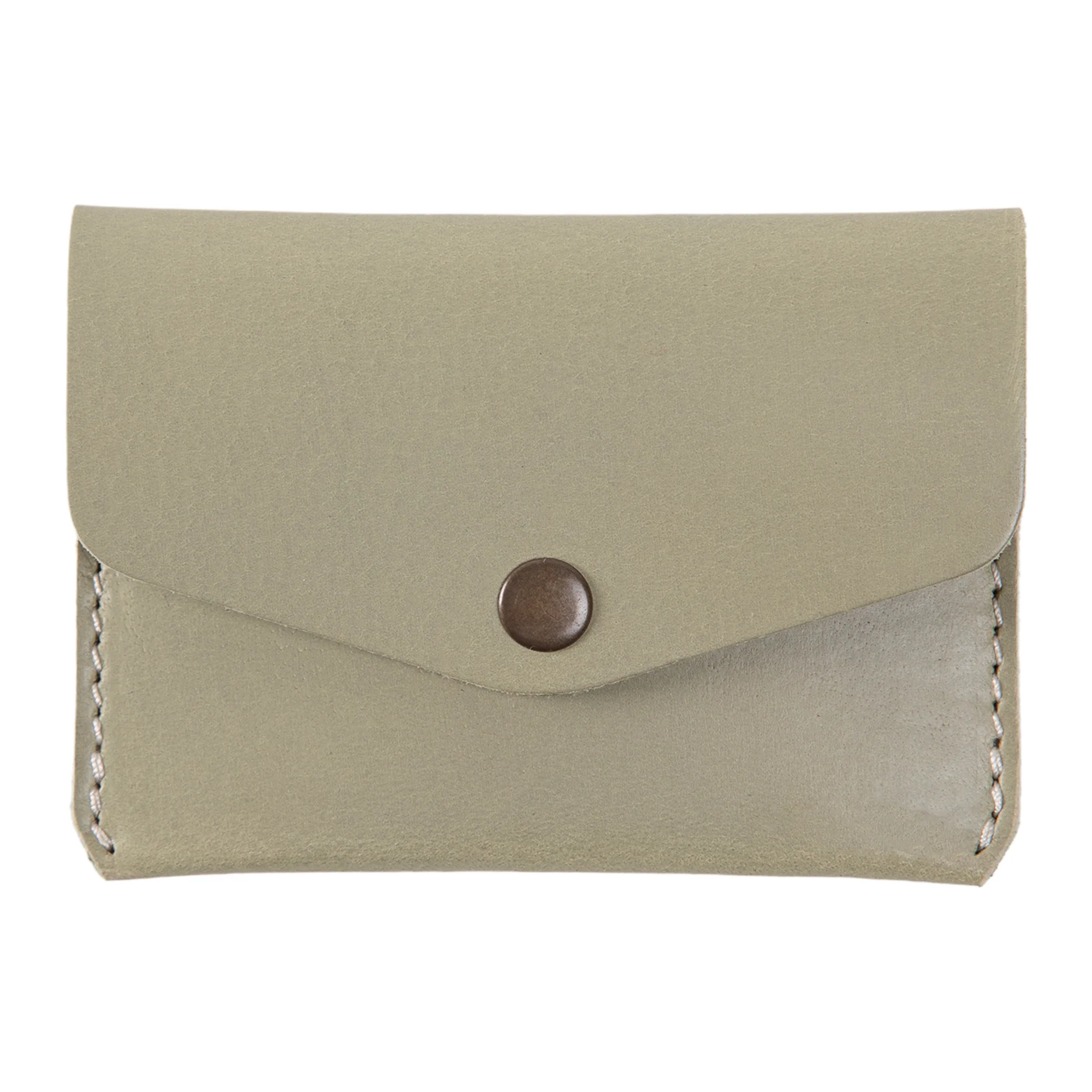 Leather Card Holder | Aqua | Seline - Image 3
