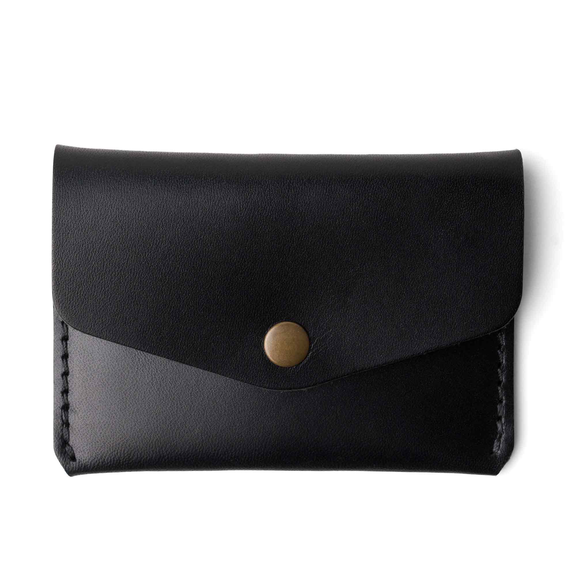 Leather Card Holder | Black | Seline - Image 3