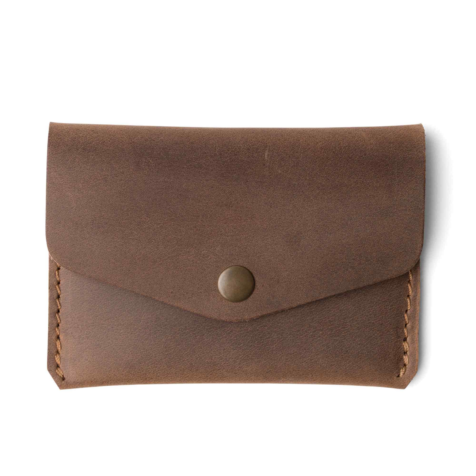 Leather Card Holder | Sand Brown | Seline - Image 3