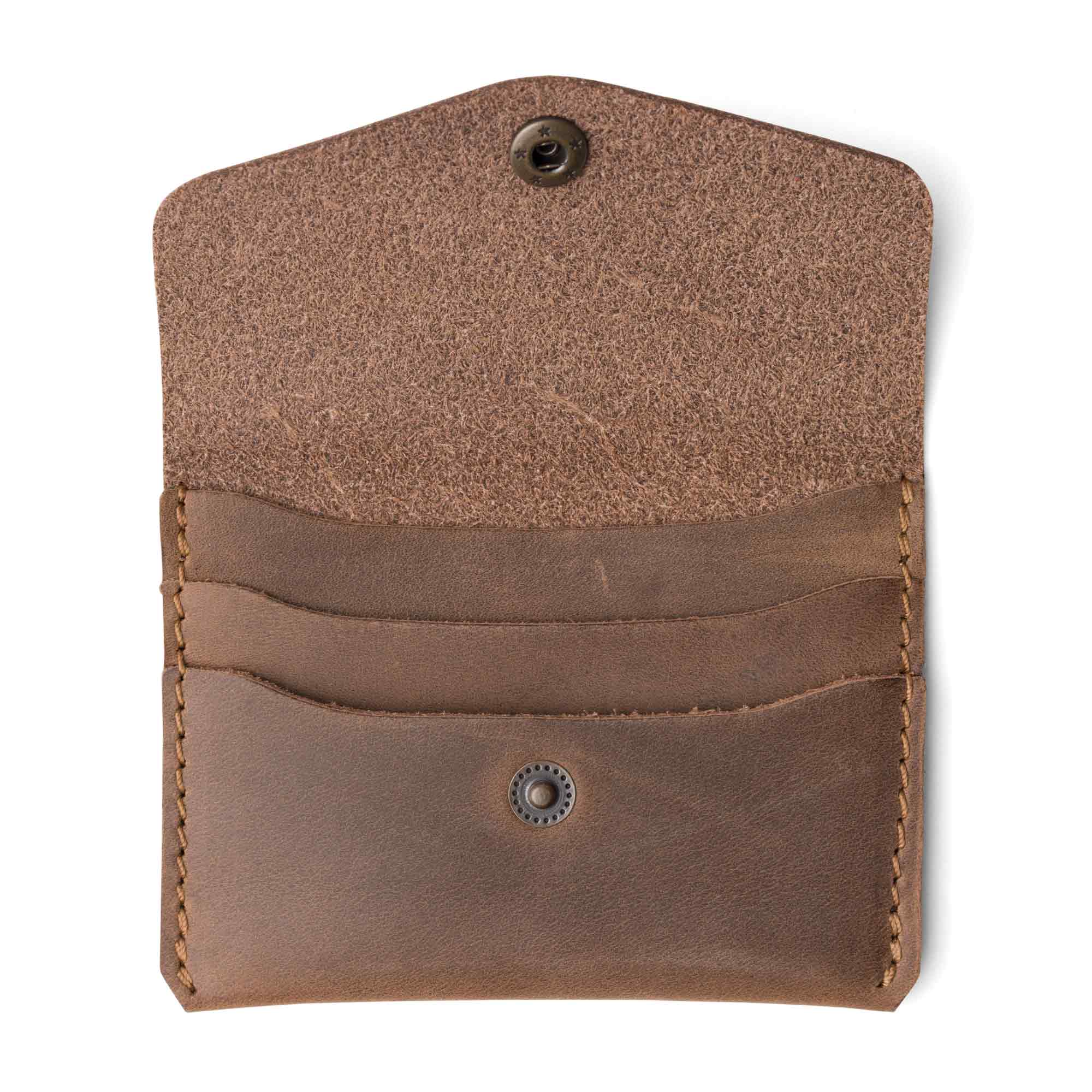 Leather Card Holder | Sand Brown | Seline - Image 4