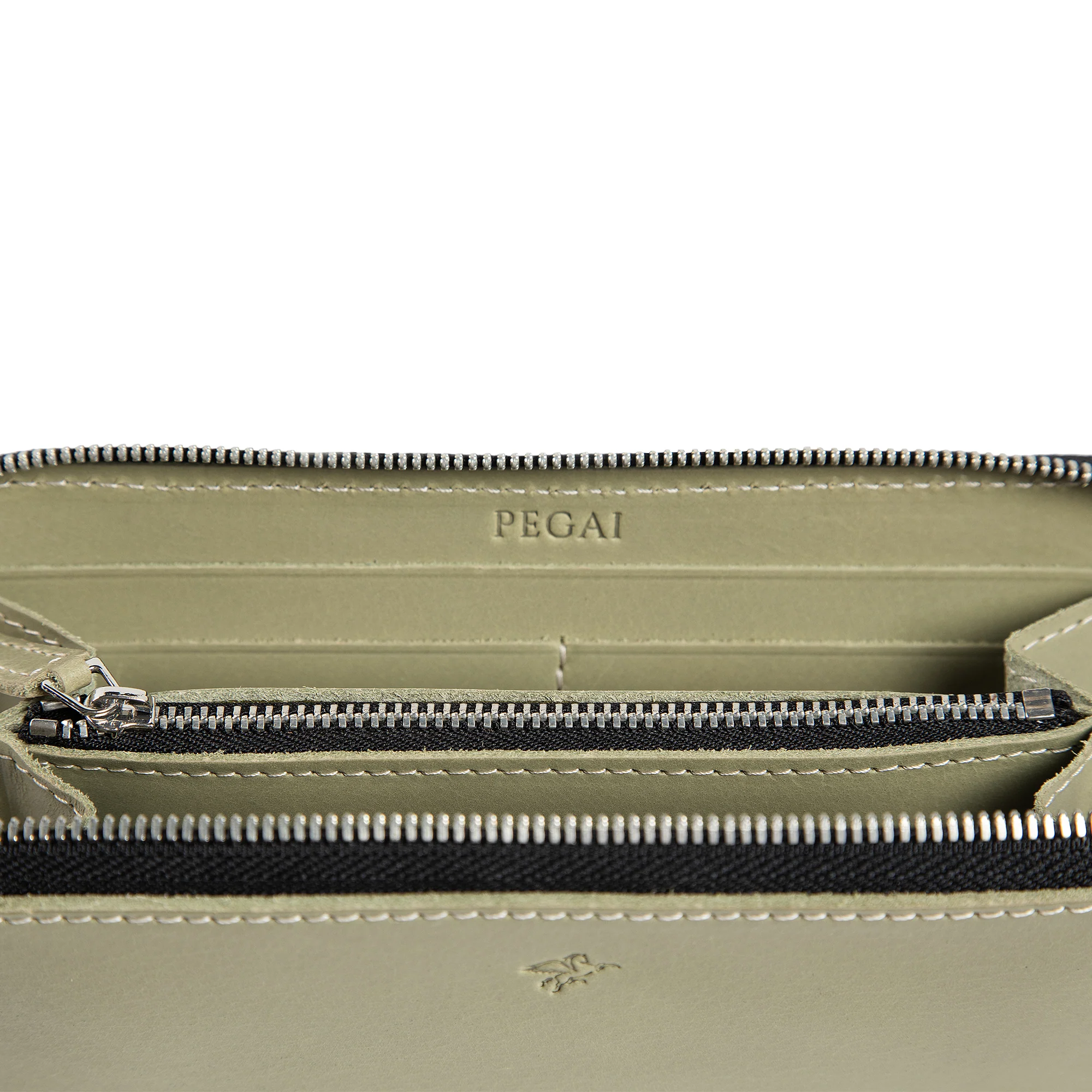 Leather Large Wallet | Aqua | Karla - Image 5