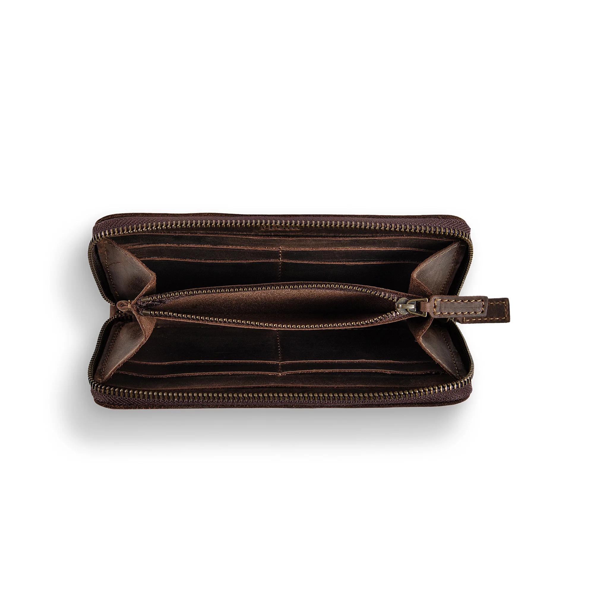 Leather Large Wallet | Chestnut Brown | Karla - Image 3