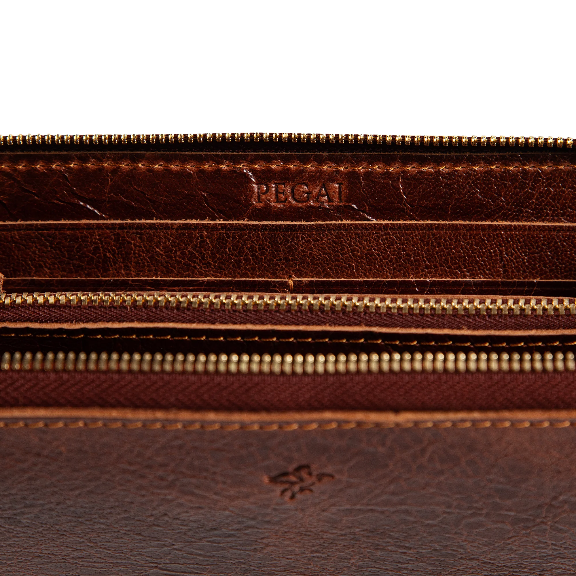 Leather Large Wallet | Cognac Brown | Karla - Image 4