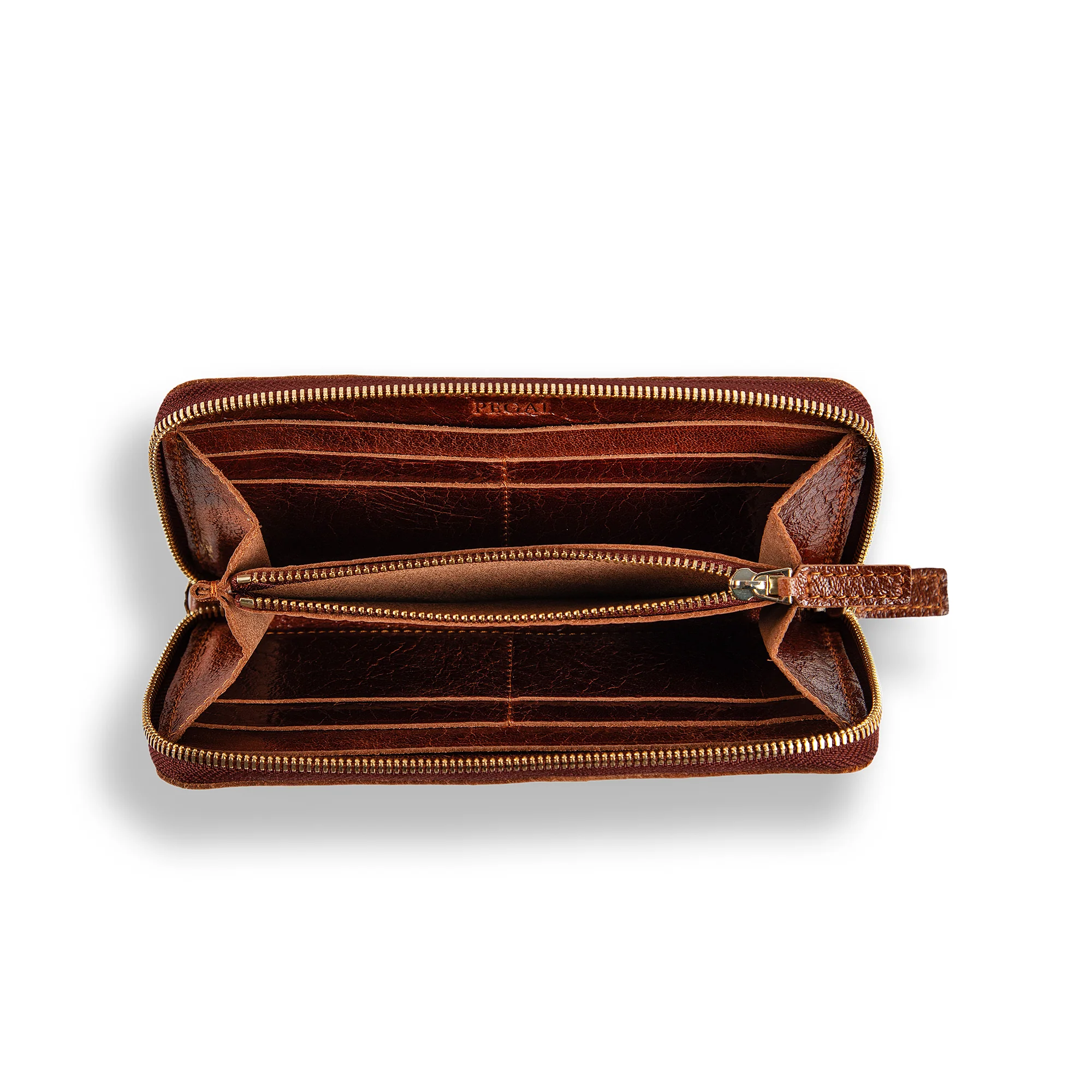 Leather Large Wallet | Cognac Brown | Karla - Image 5