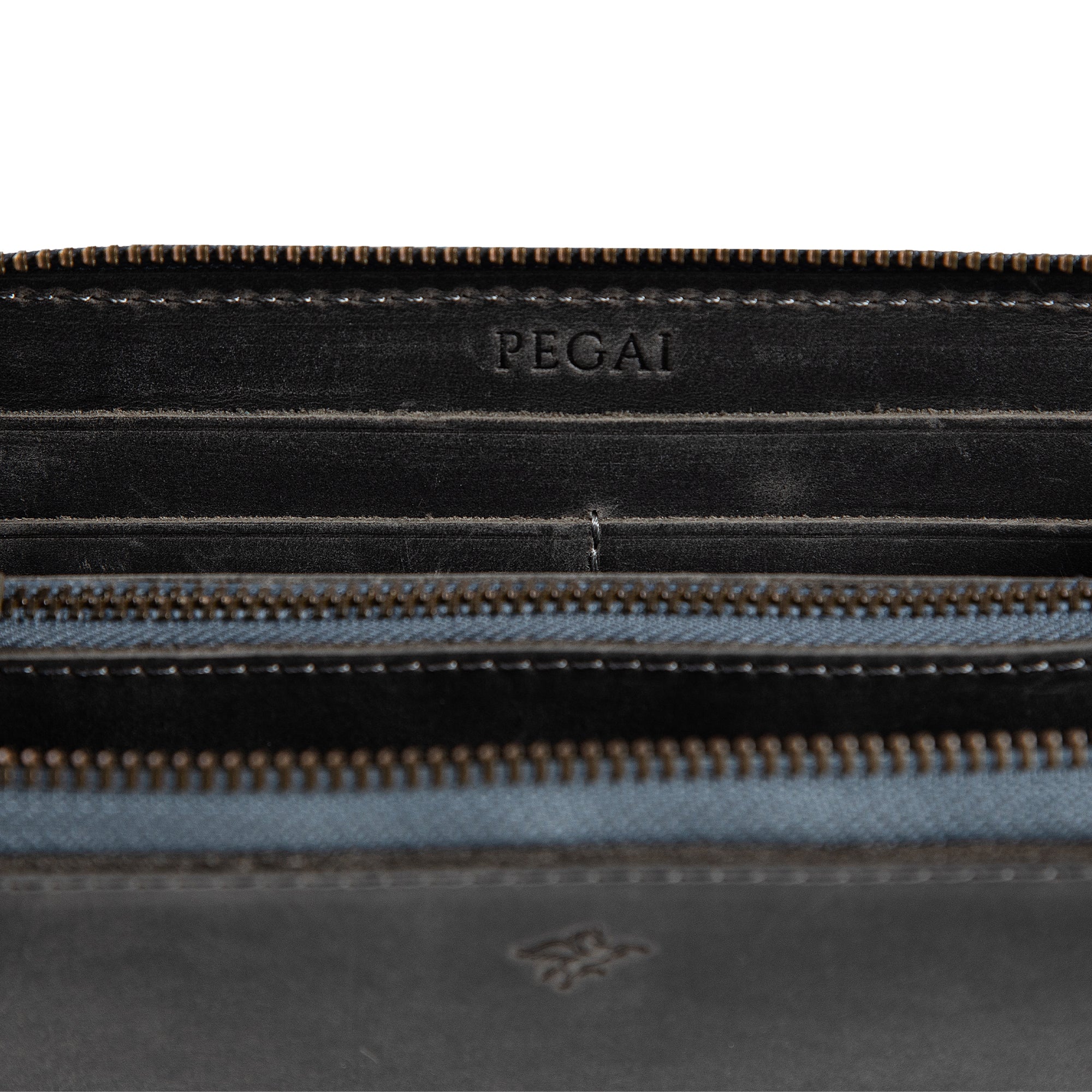 Leather Large Wallet | Grey | Karla - Image 7