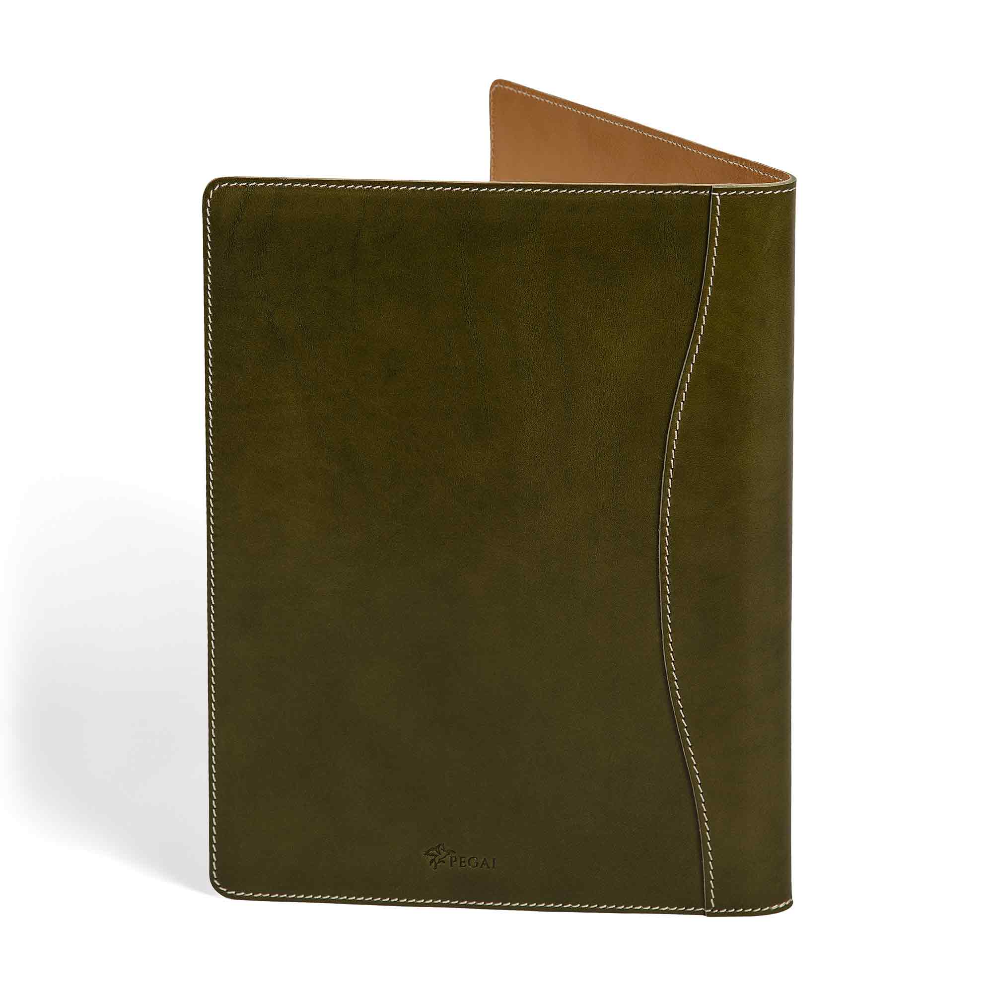 Marshall | Italian Leather Padfolio | Algae Green - Image 4