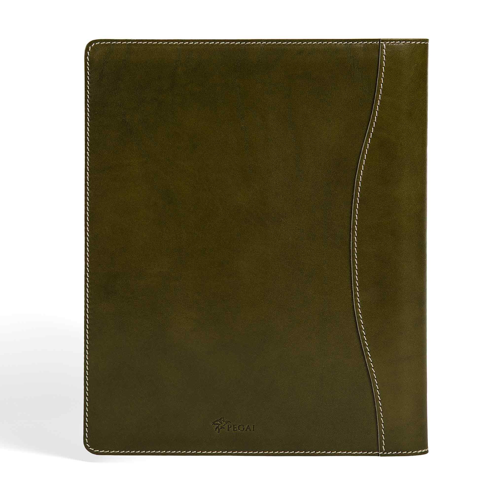 Marshall | Italian Leather Padfolio | Algae Green - Image 5
