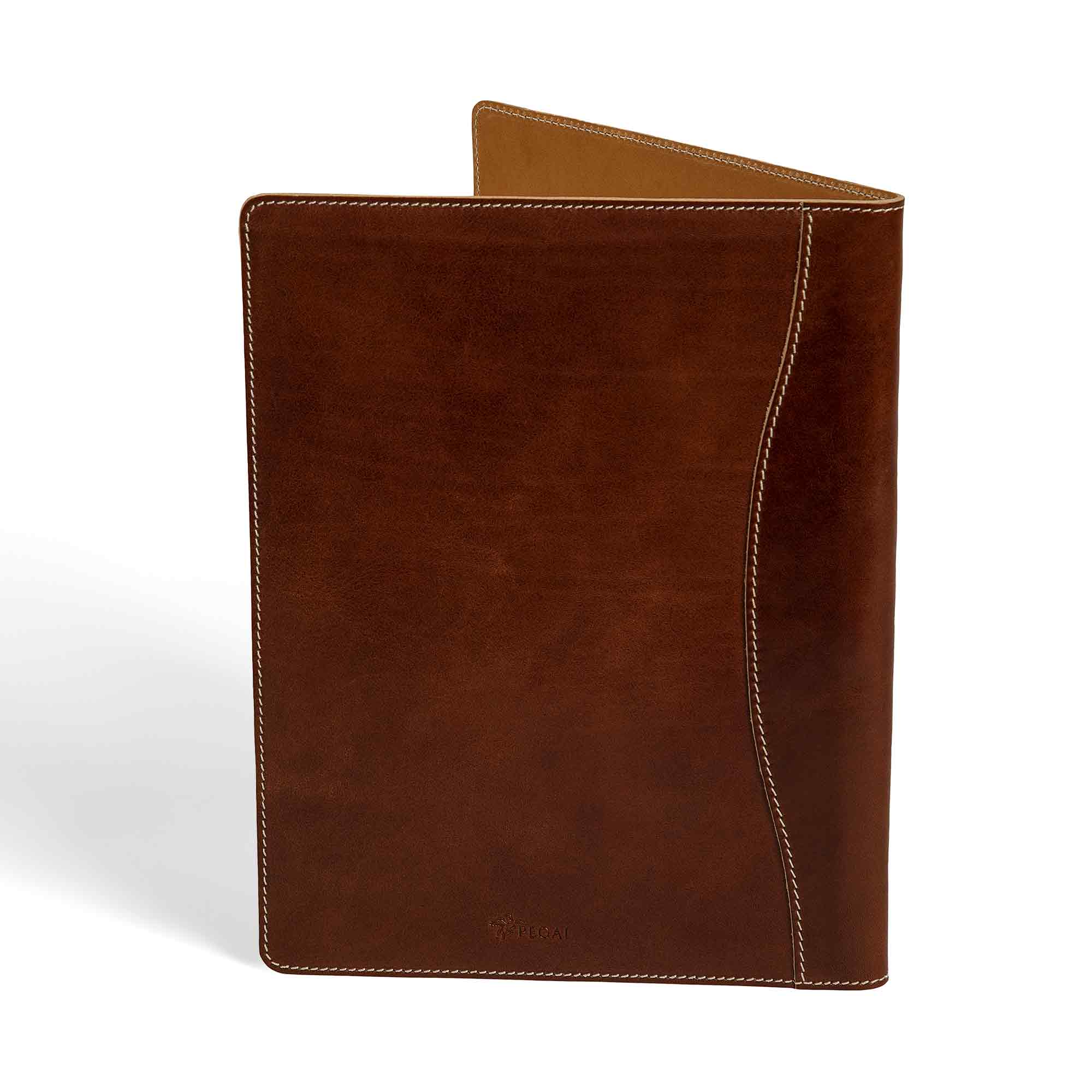 Marshall | Italian Leather Padfolio | Rum Brown - Image 3