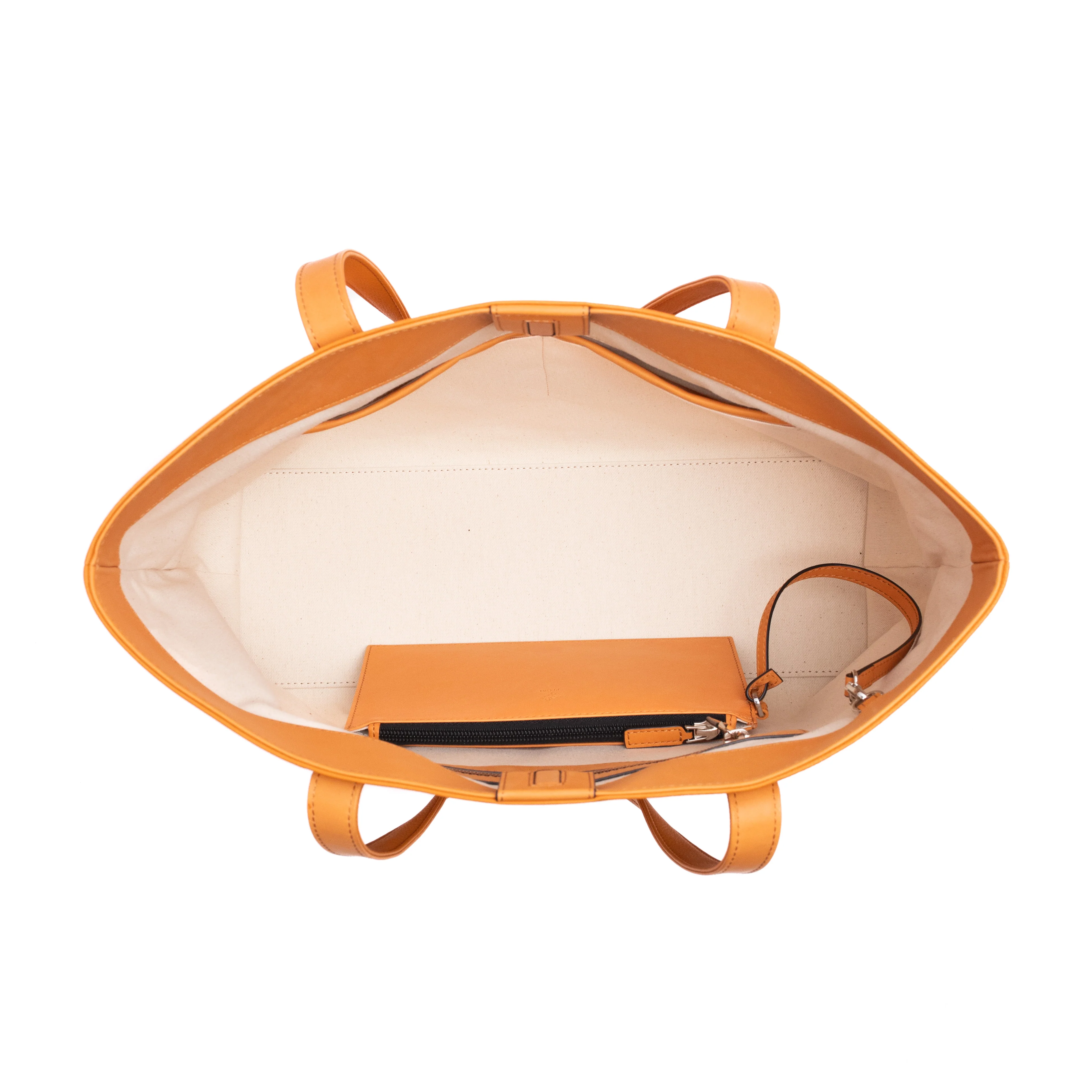 Leather Tote | Sharon | Pebbled Taba - Image 4