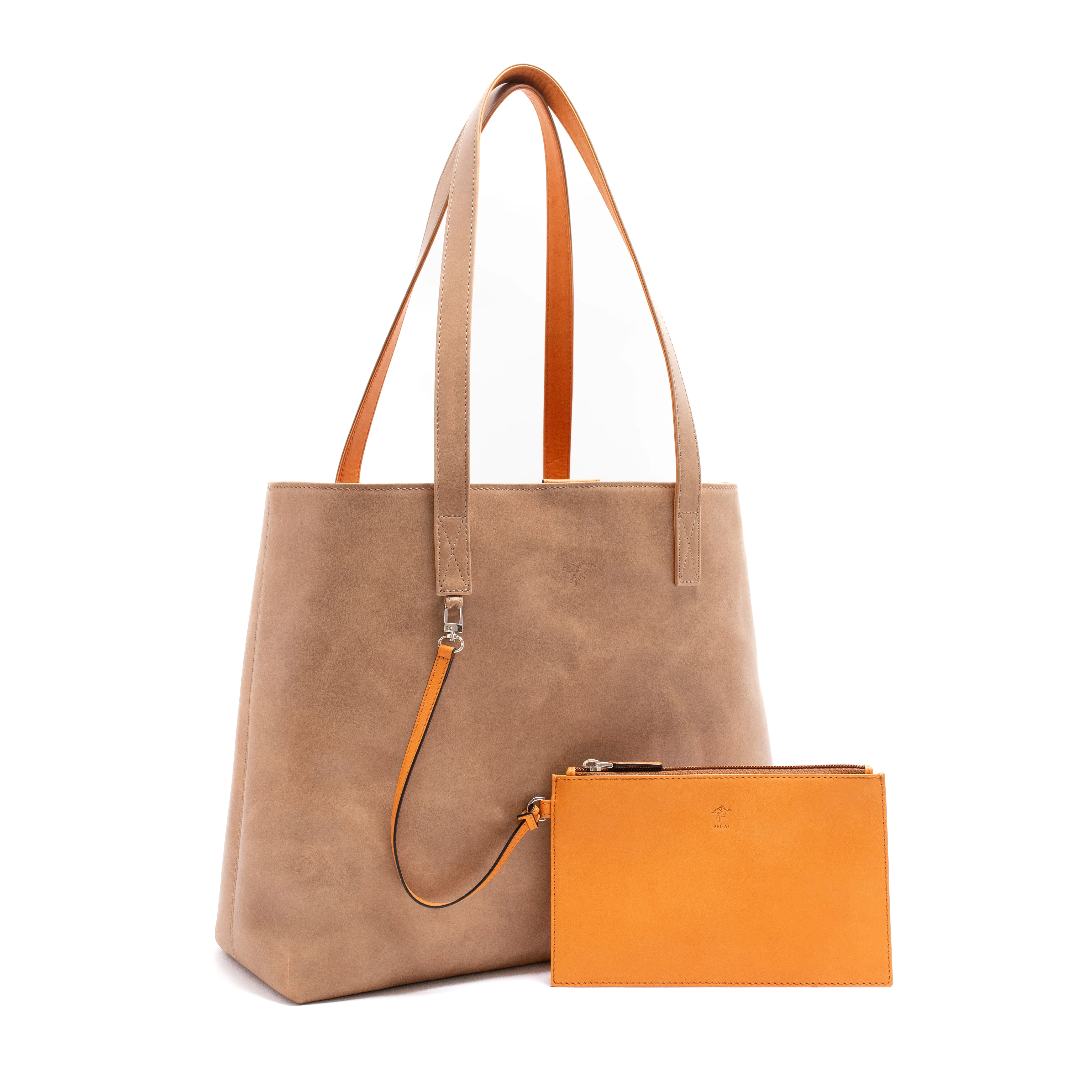 Leather Tote | Sharon | Tan - Image 2