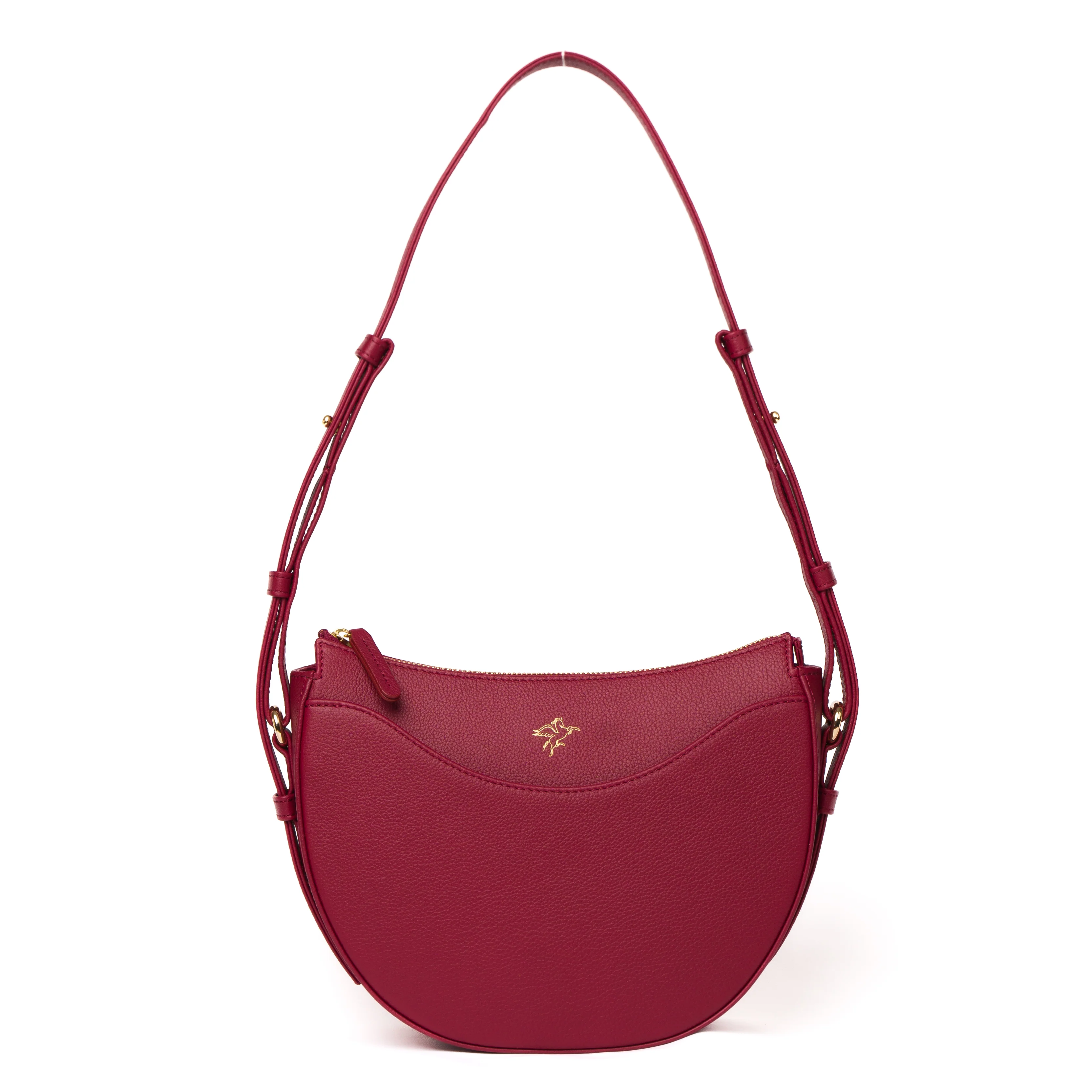Luna | Pebbled Calf | Burgundy - Image 2