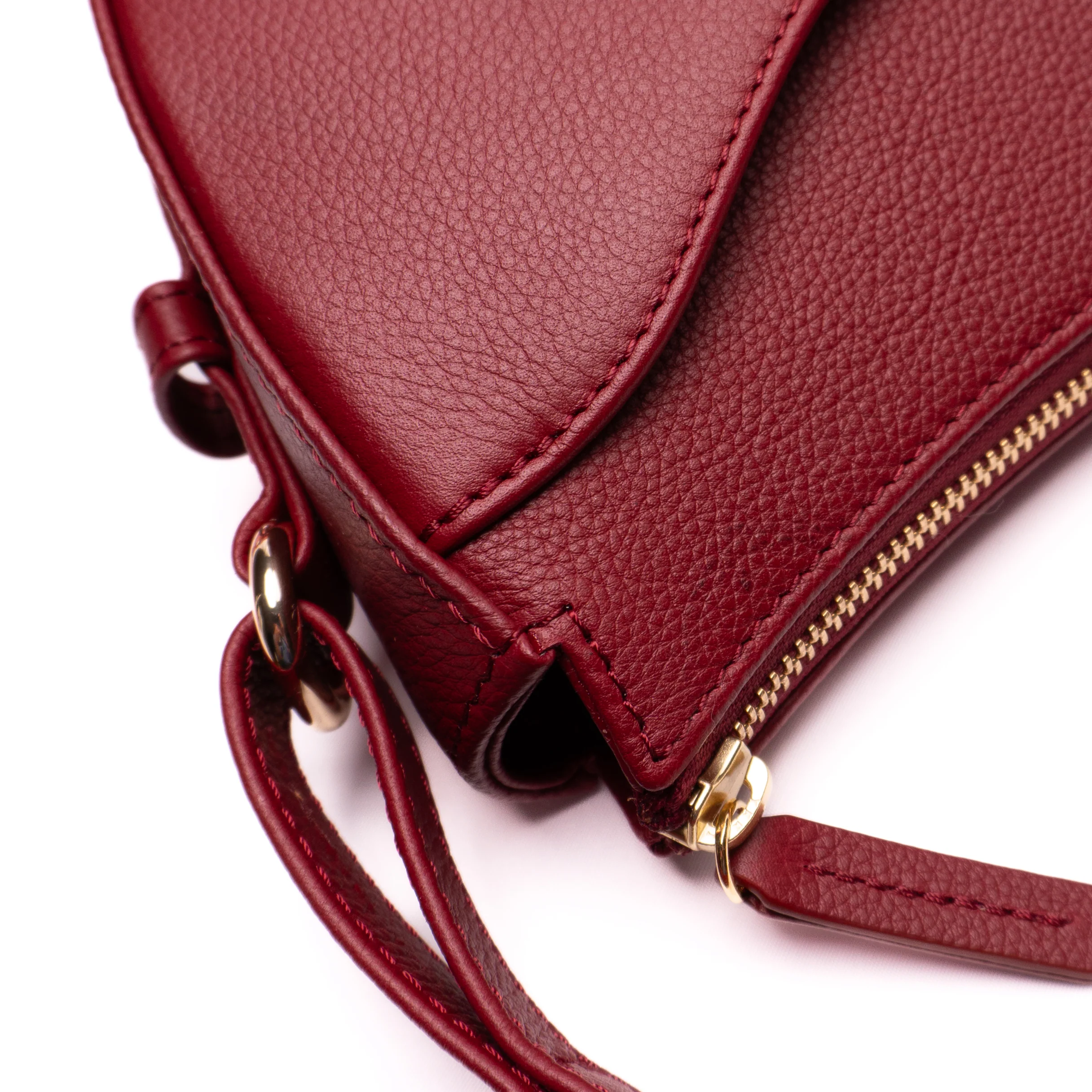 Luna | Pebbled Calf | Burgundy - Image 5