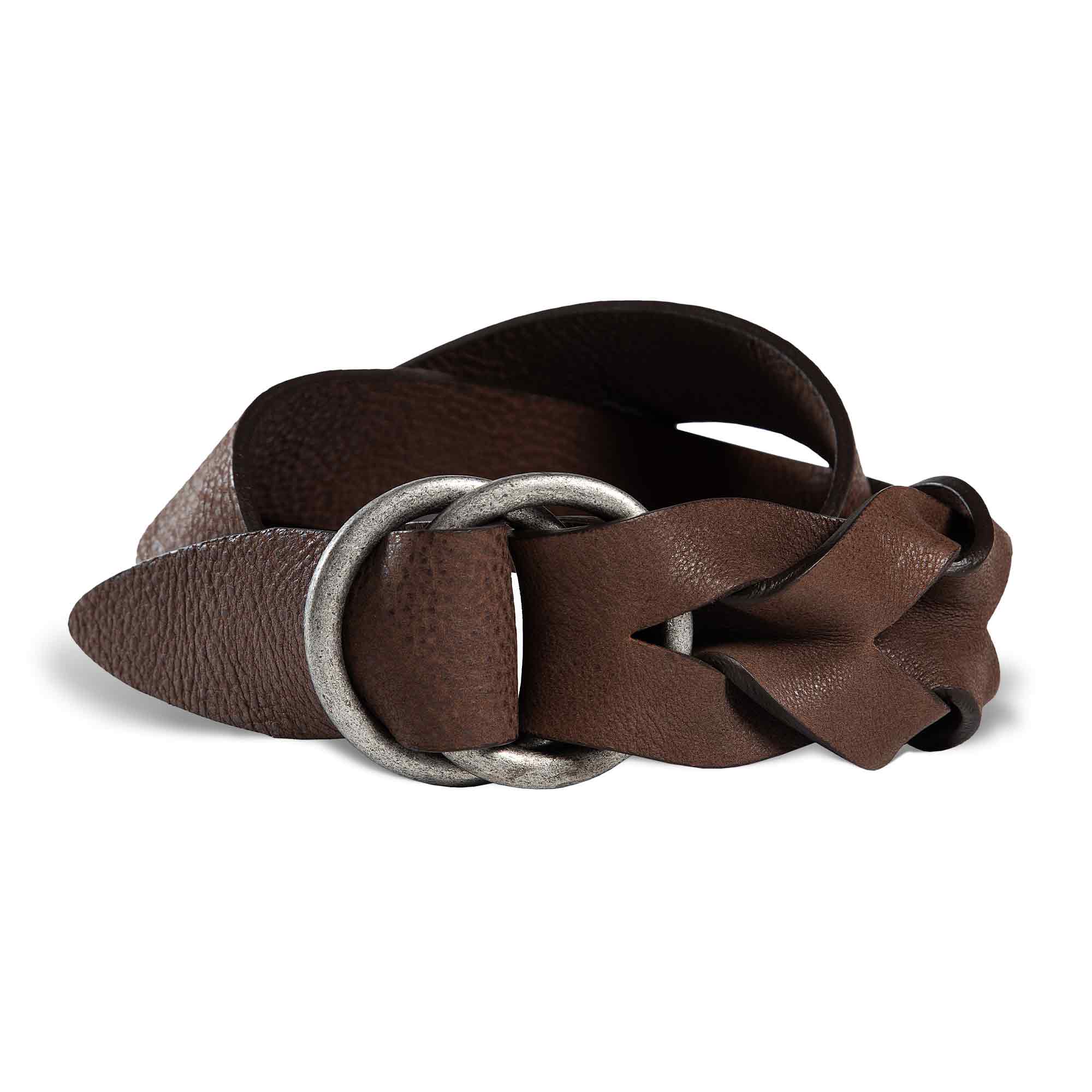 Womens Leather Belt | Magnolia | Brown - Image 3