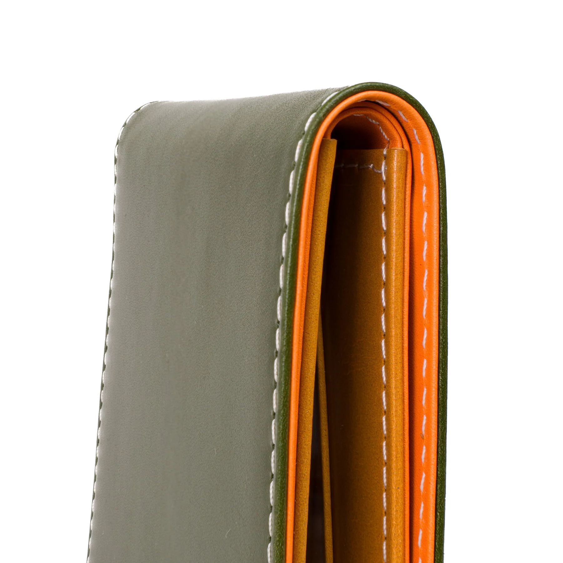 Malcolm | Italian Veg-Tan | Green & Mustard - Image 4