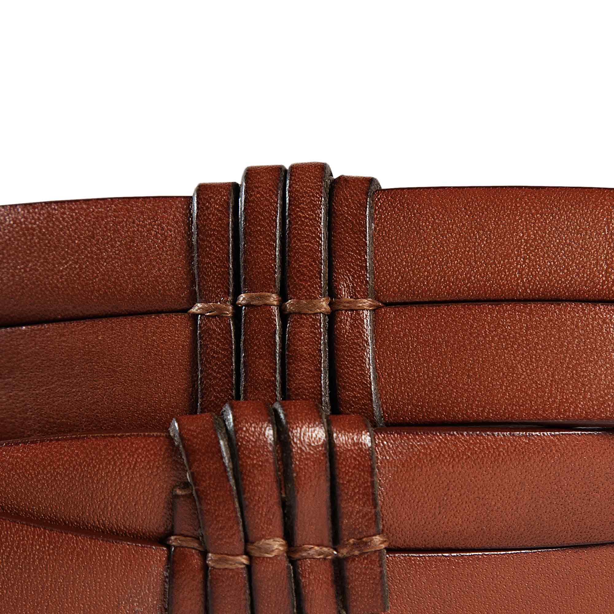 Womens Leather Belt | Margaret | Brown - Image 4