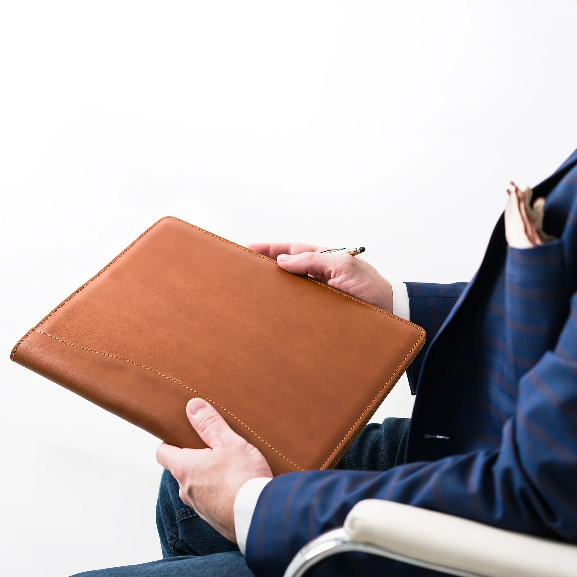 Marshall | Leather Padfolio | Cognac - Image 3