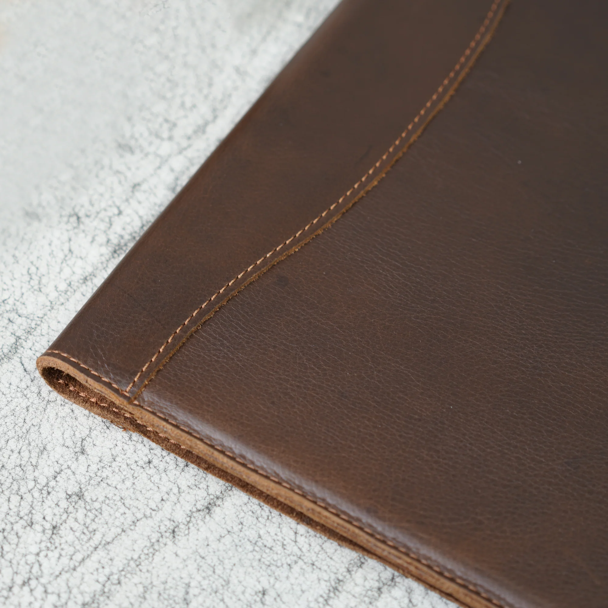 Marshall Leather Legal Padfolio | Dymnos Brown - Image 3