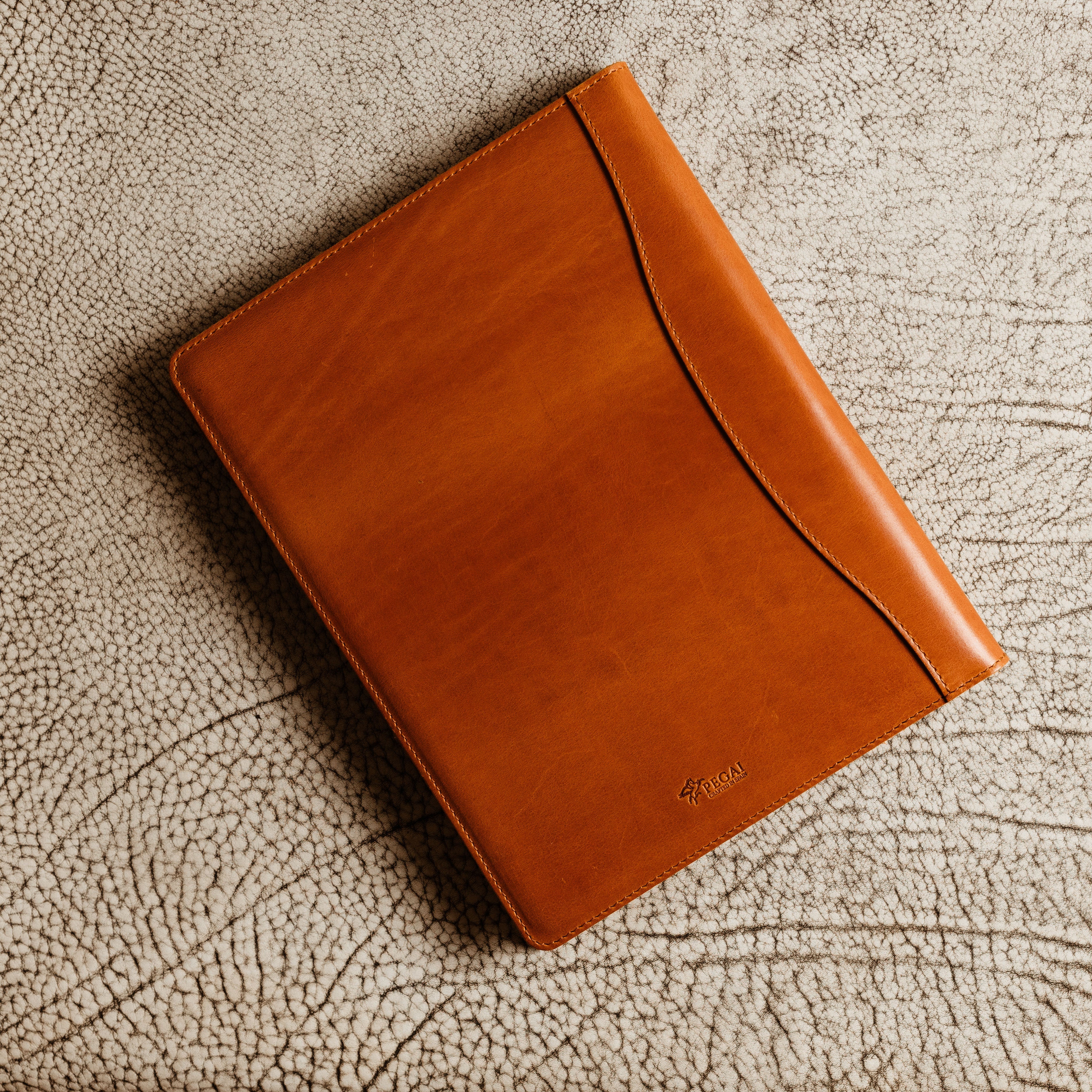 Marshall Leather Legal Padfolio | Whiskey Cognac - Image 5